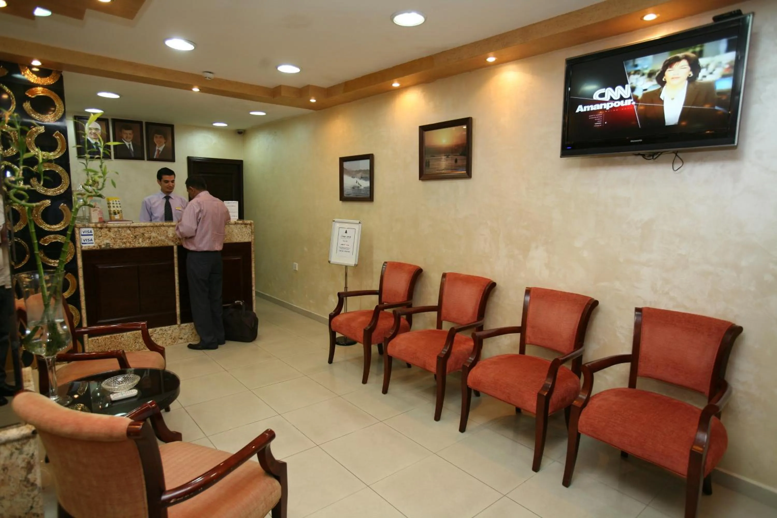 People in Cedar Hotel