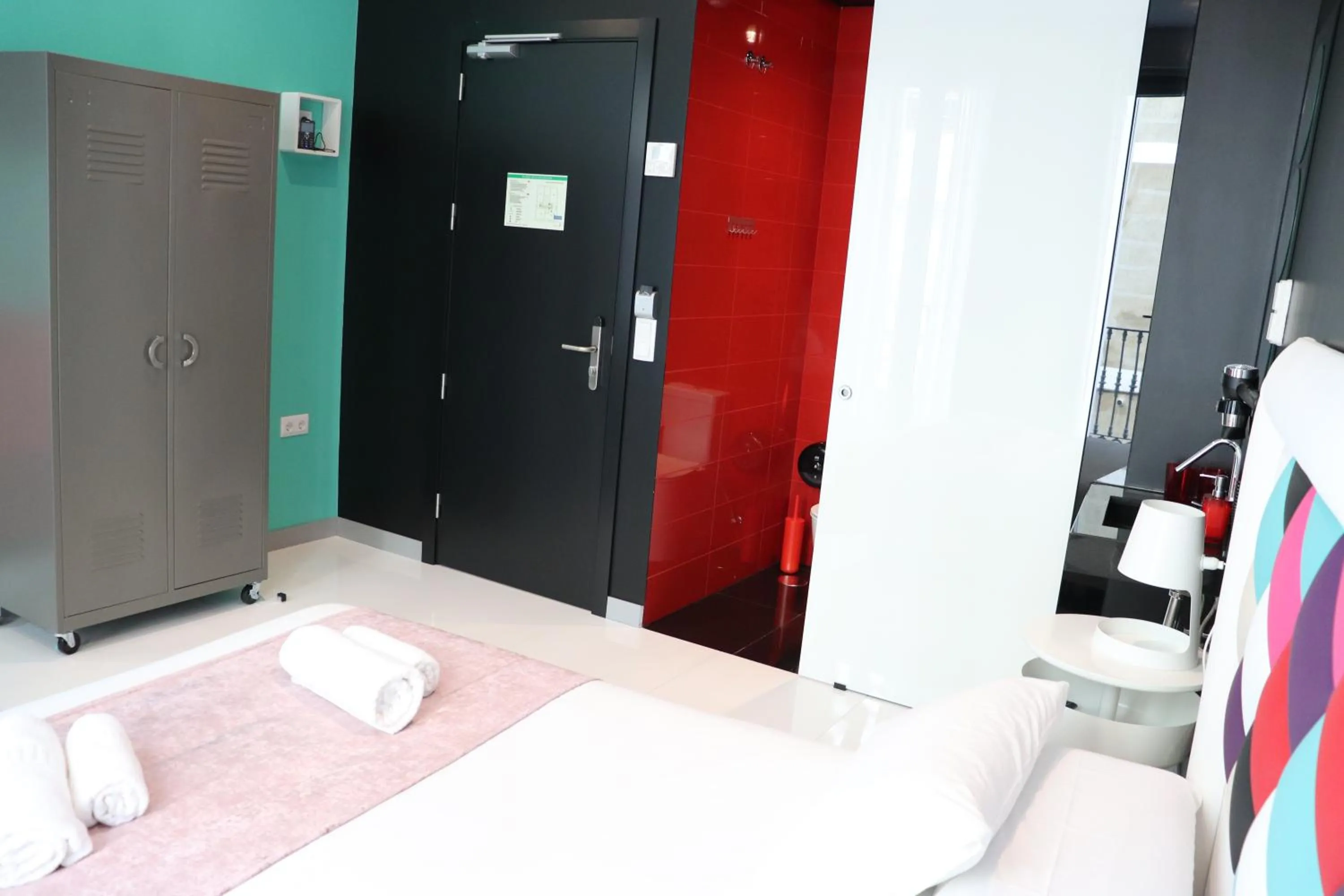 Toilet, Bed in Hotelfreedom