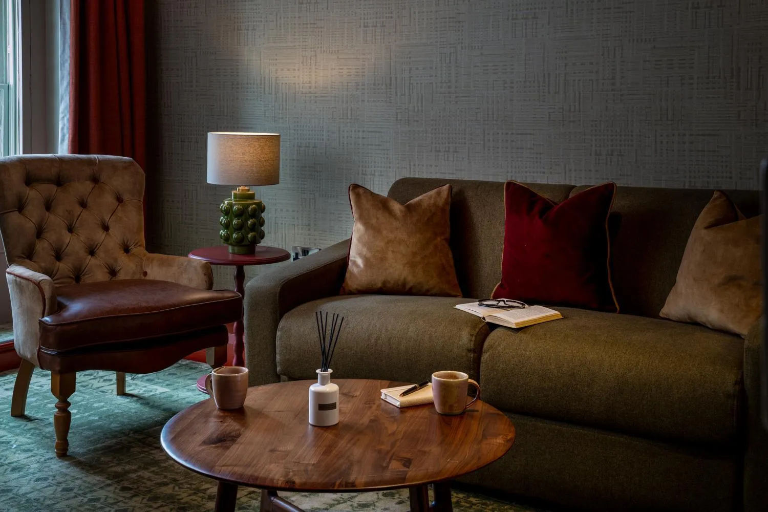 Seating area in Royal Oak at Keswick