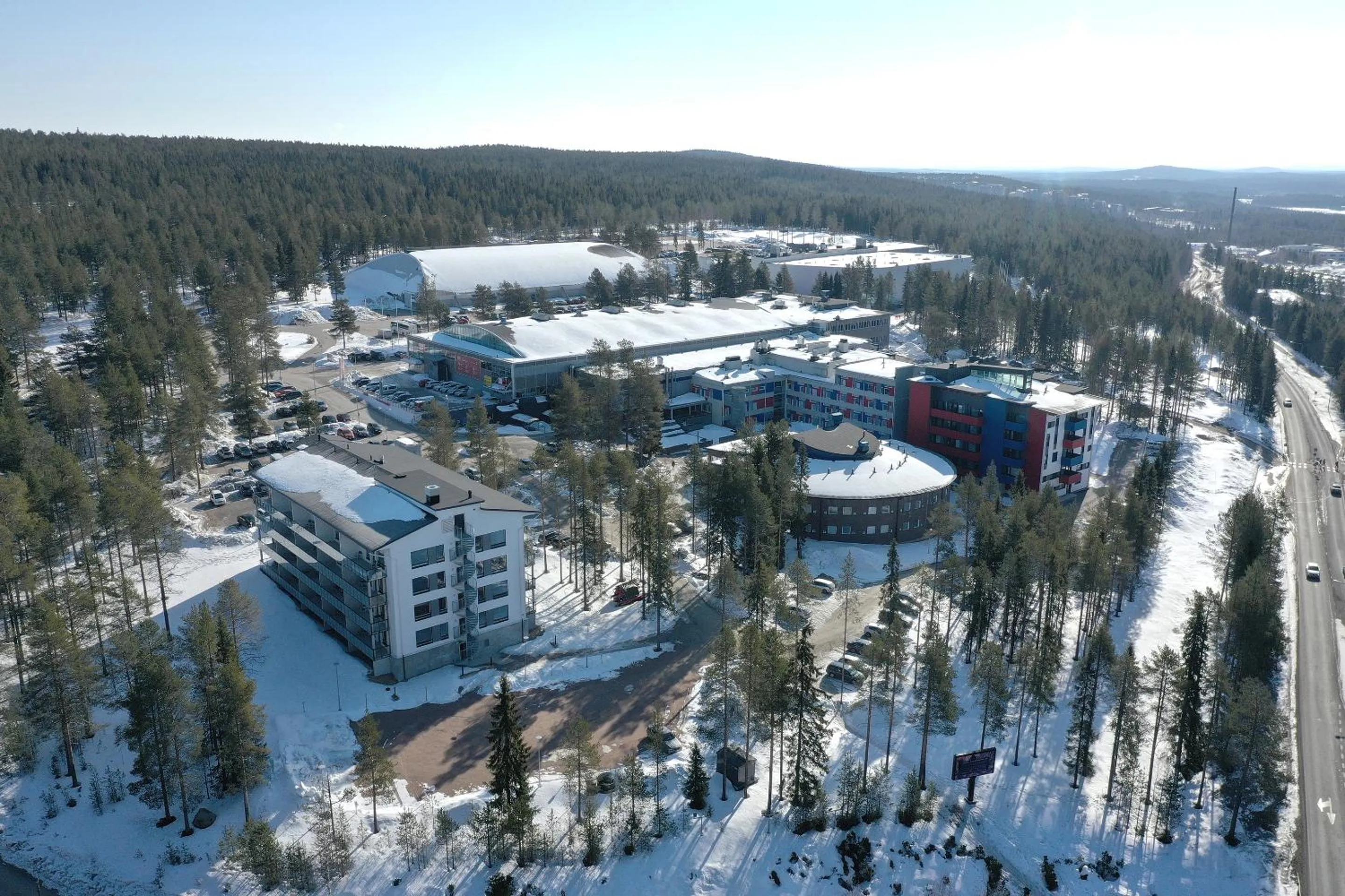 Property building in Santasport Apartment Hotel