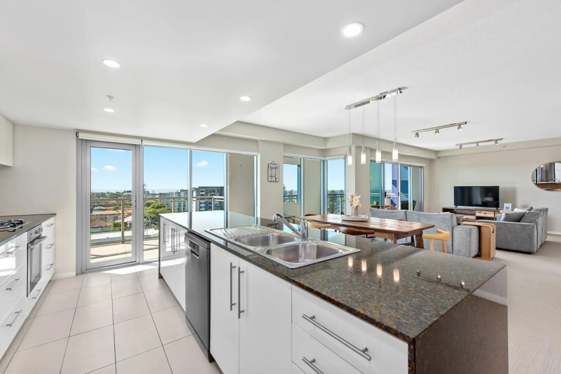 Kitchen or kitchenette in Proximity Waterfront Apartments