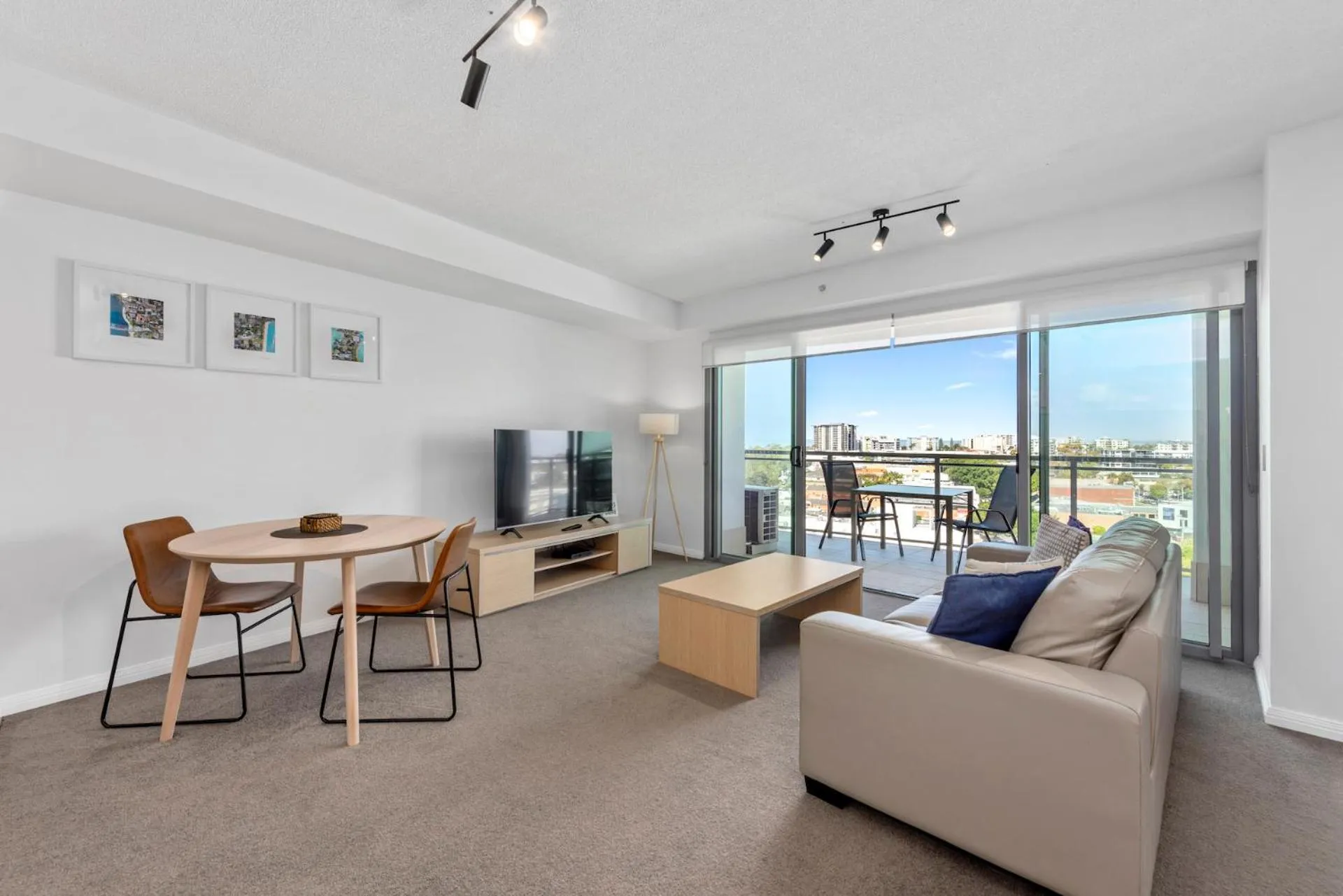 Living room in Proximity Waterfront Apartments