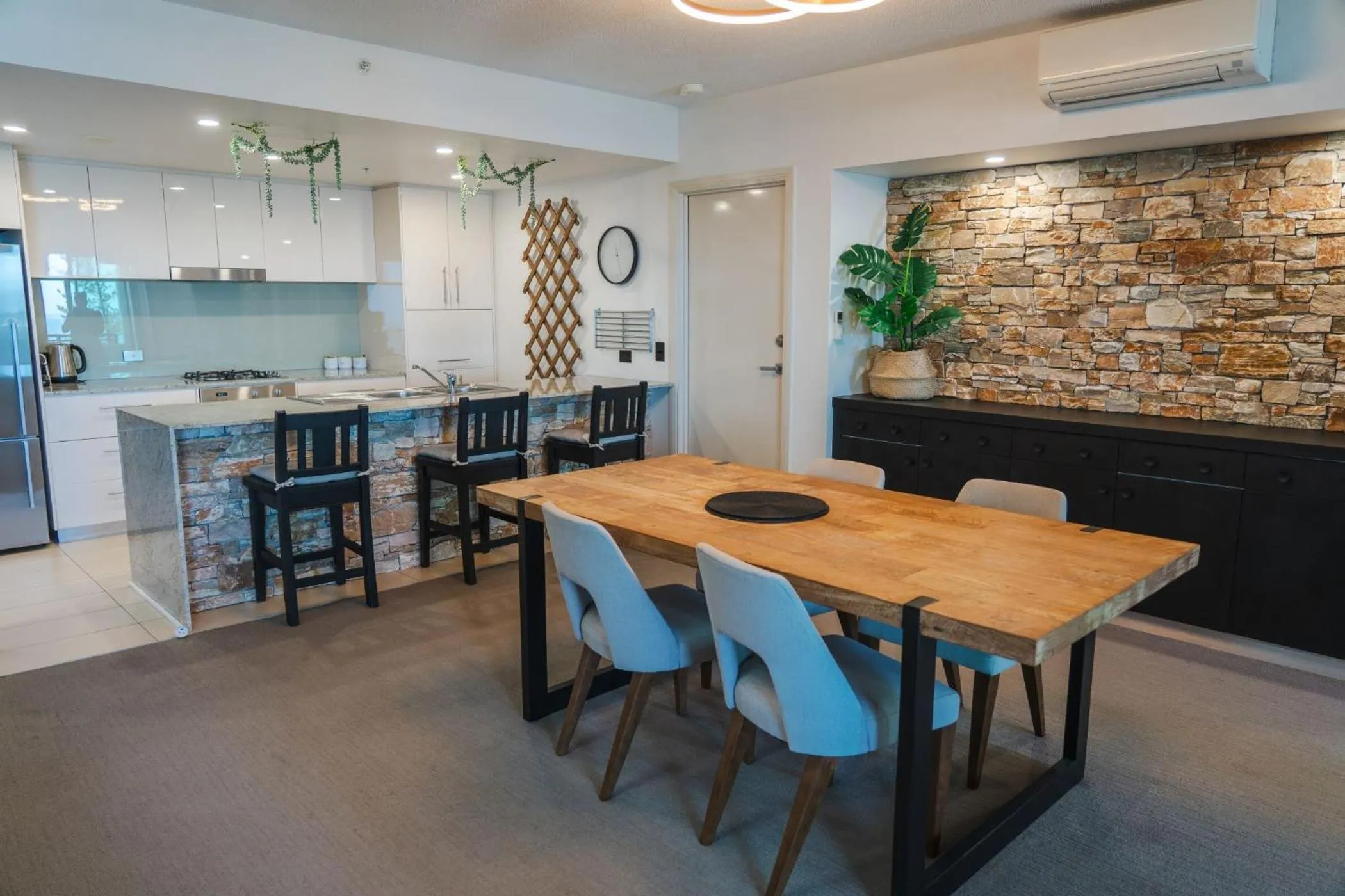 Dining area in Proximity Waterfront Apartments