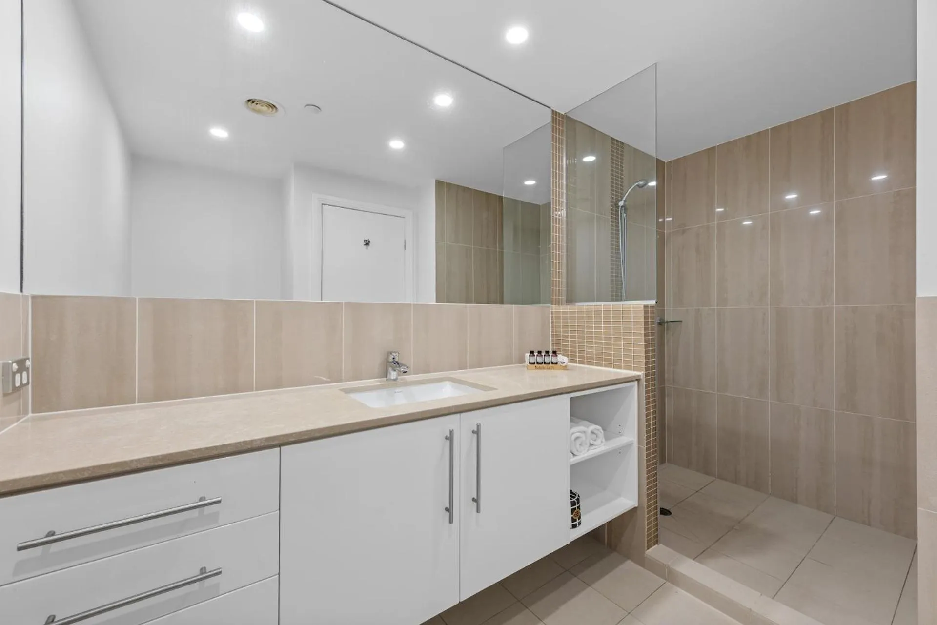 Bathroom in Proximity Waterfront Apartments