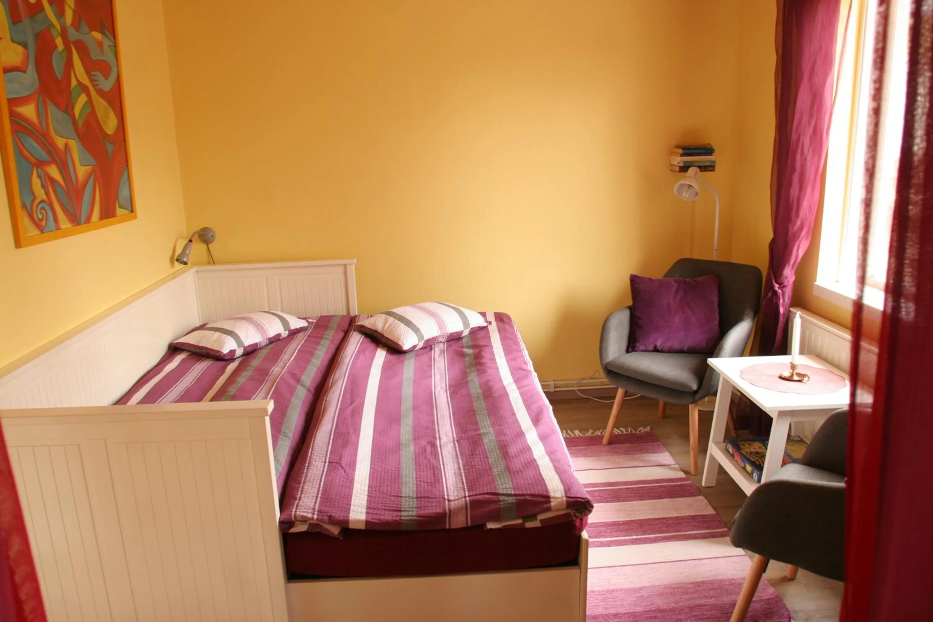 Bed in Bed & Breakfast Björkhyddan