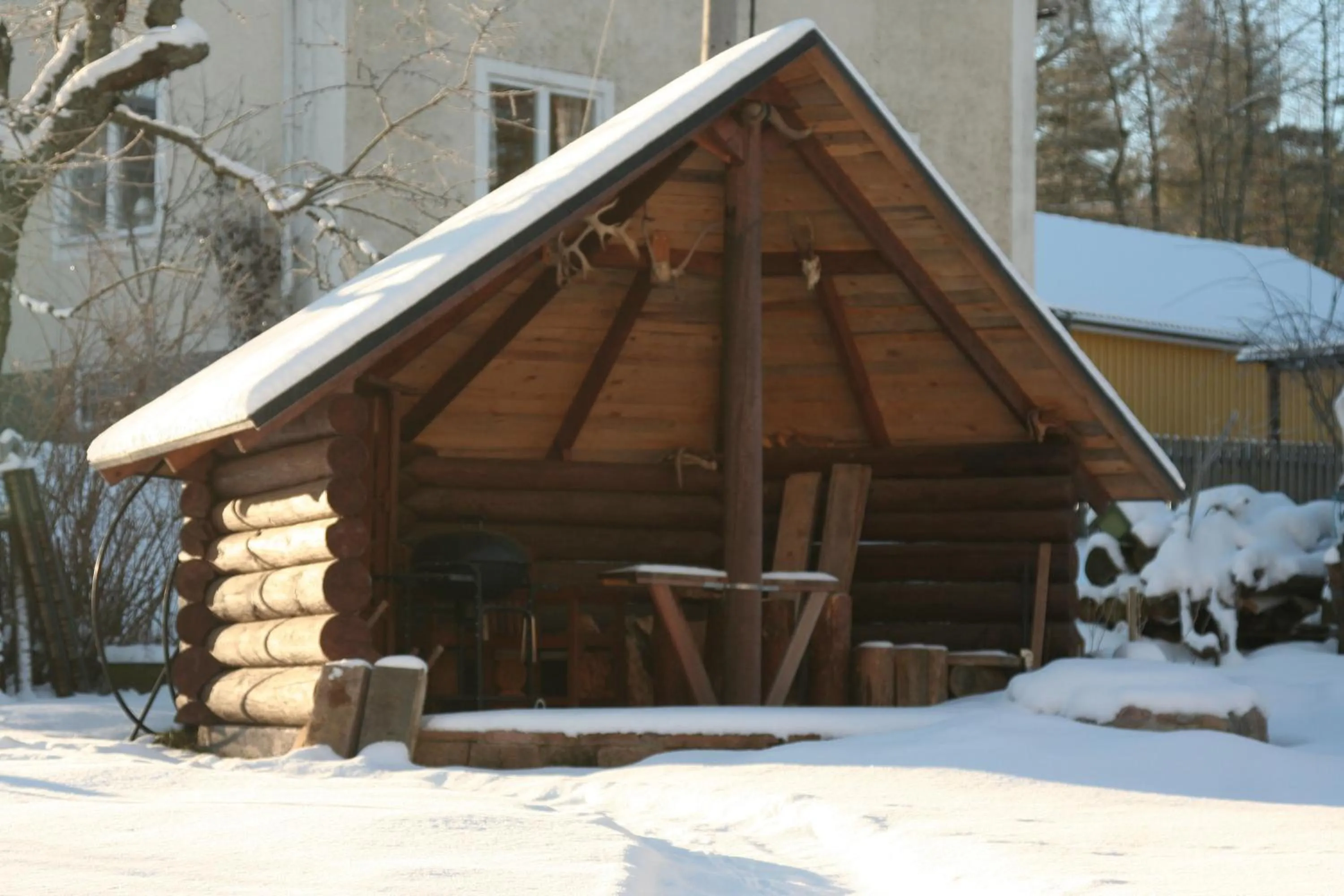 Garden in Bed & Breakfast Björkhyddan
