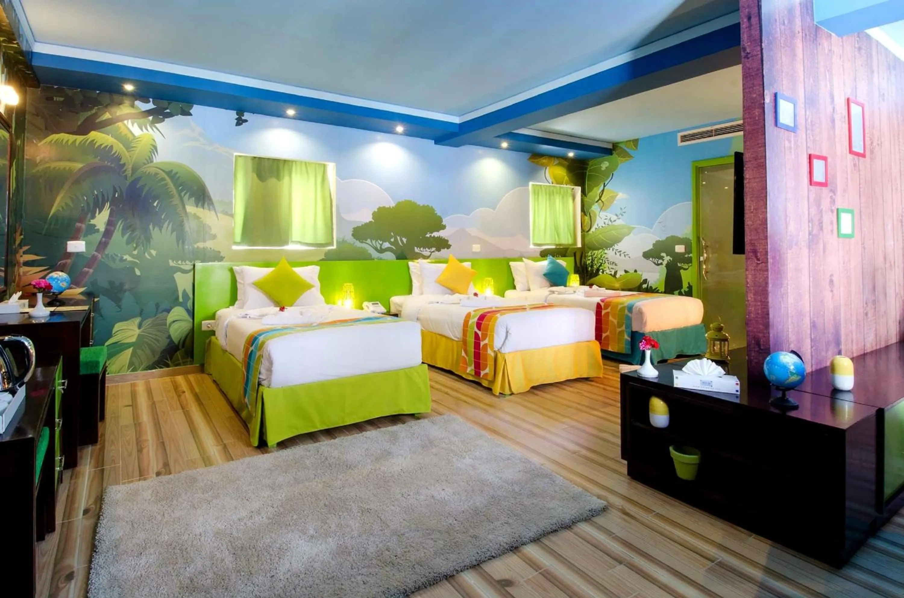 Photo of the whole room, Bed in Swiss Inn Teda Hotel & Aqua Park