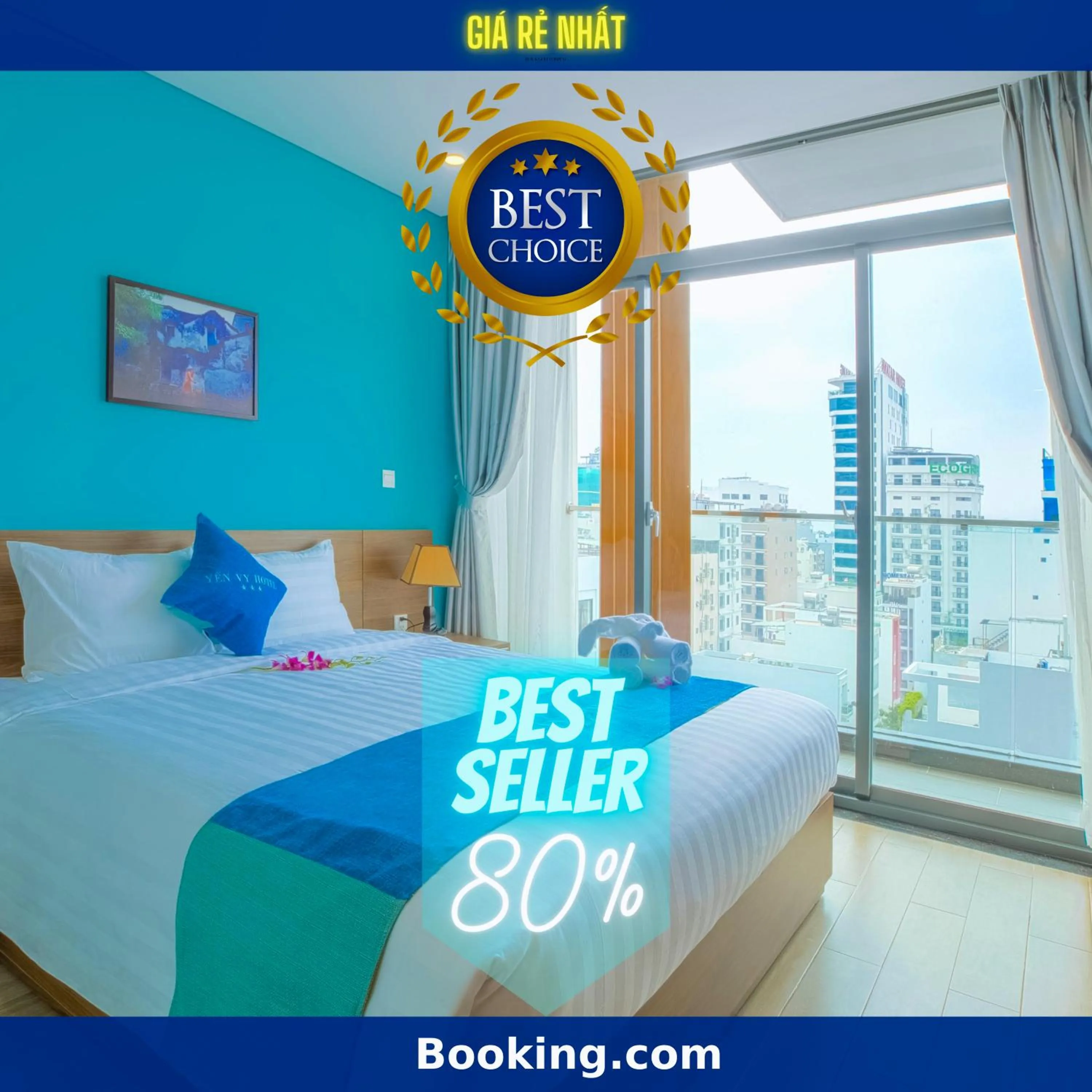 Bed in Yen Vy Hotel and Apartment