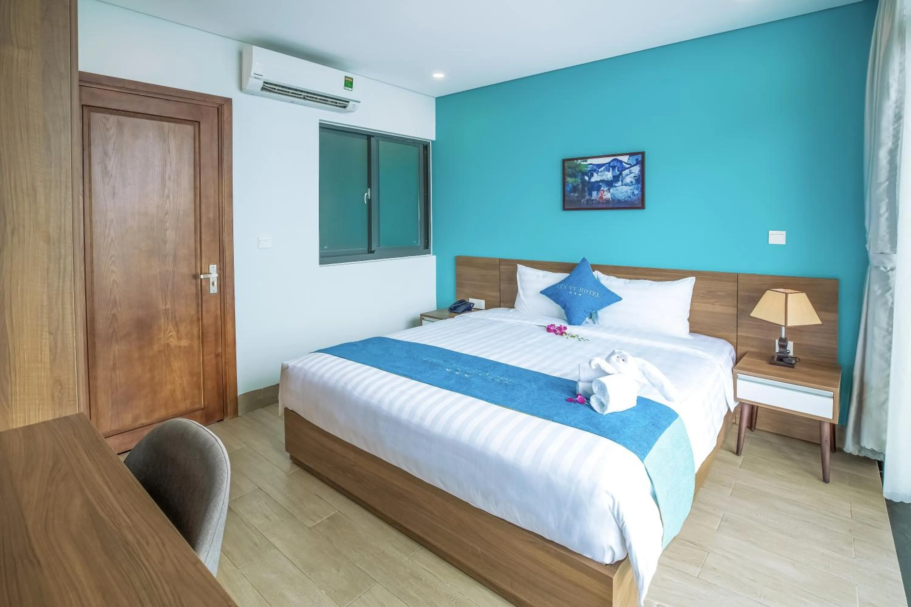 Bed in Yen Vy Hotel and Apartment