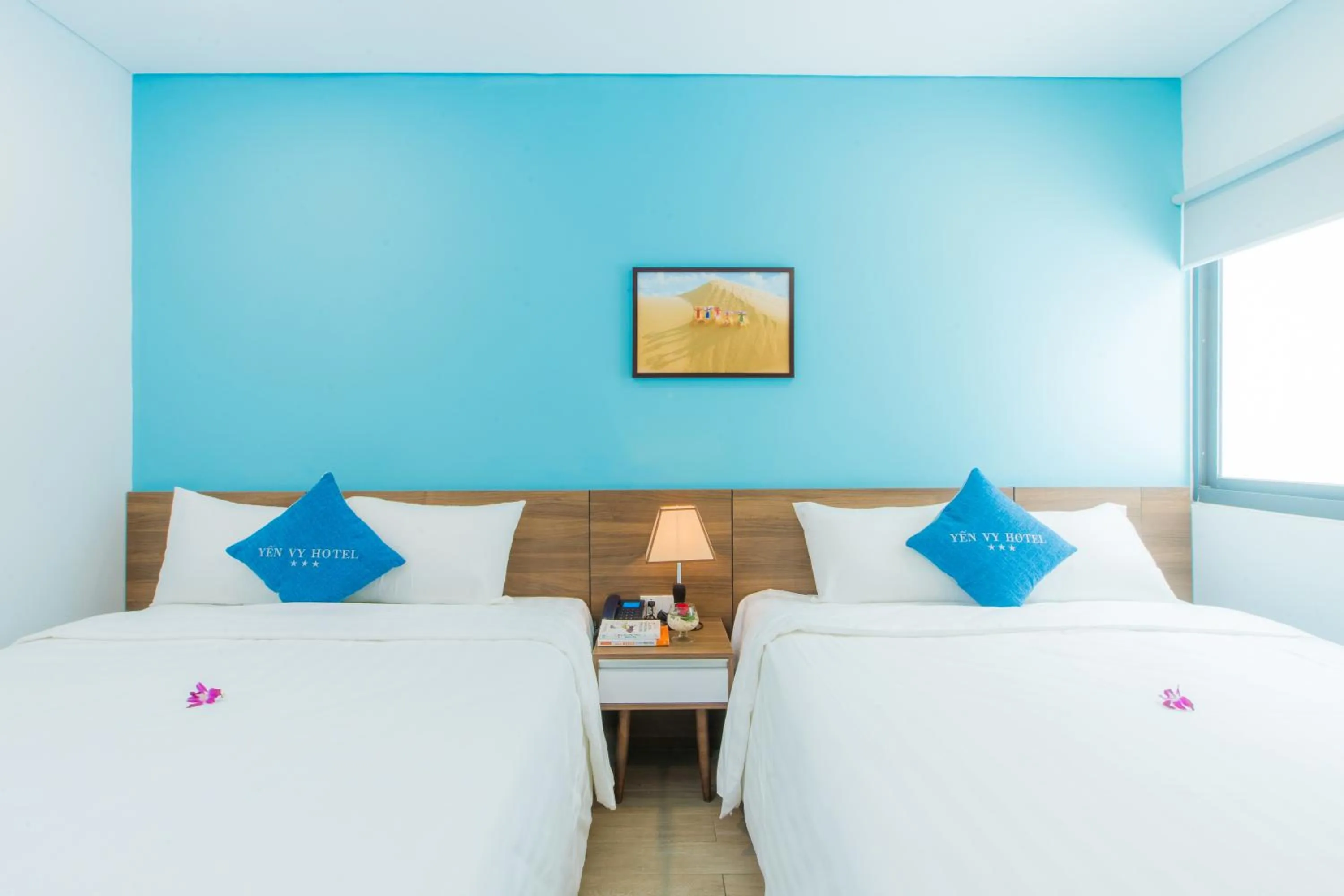 Bed in Yen Vy Hotel and Apartment