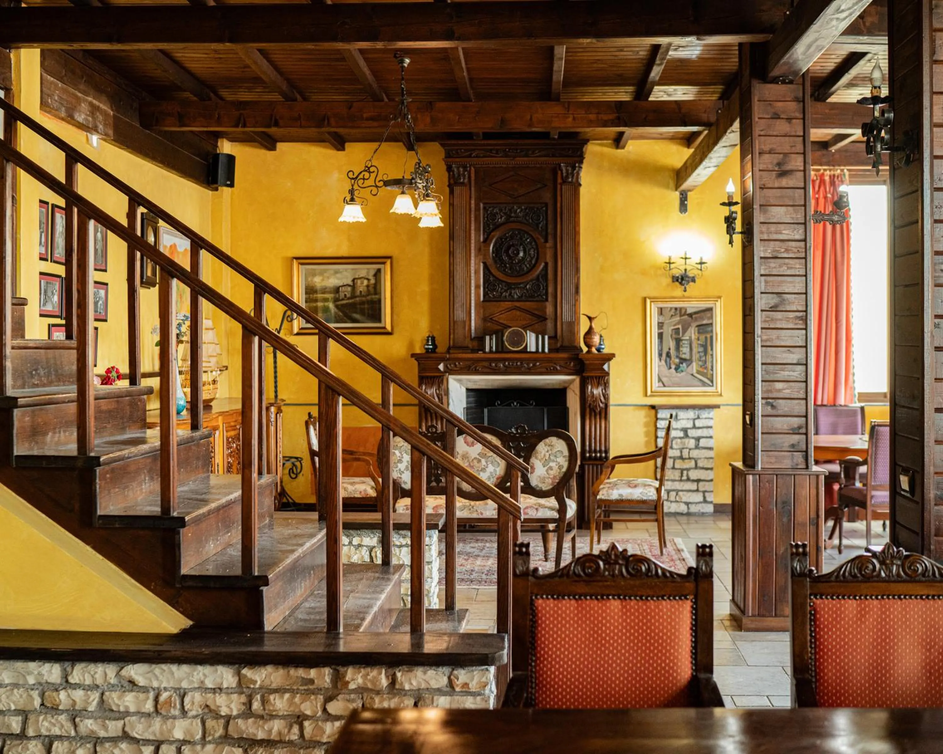 Seating area in Vila Belvedere
