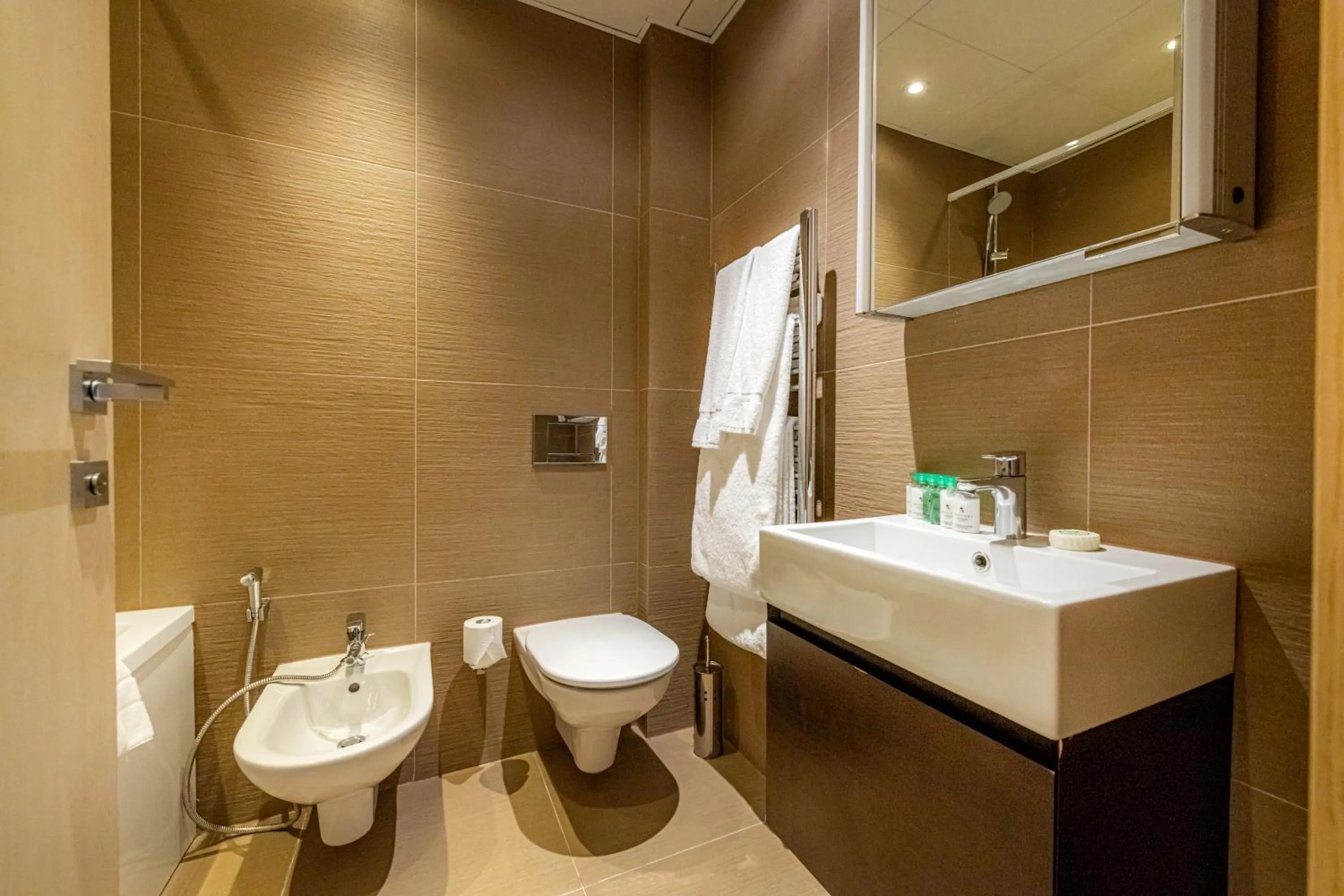 Bathroom in Claverley Court Apartments Knightsbridge