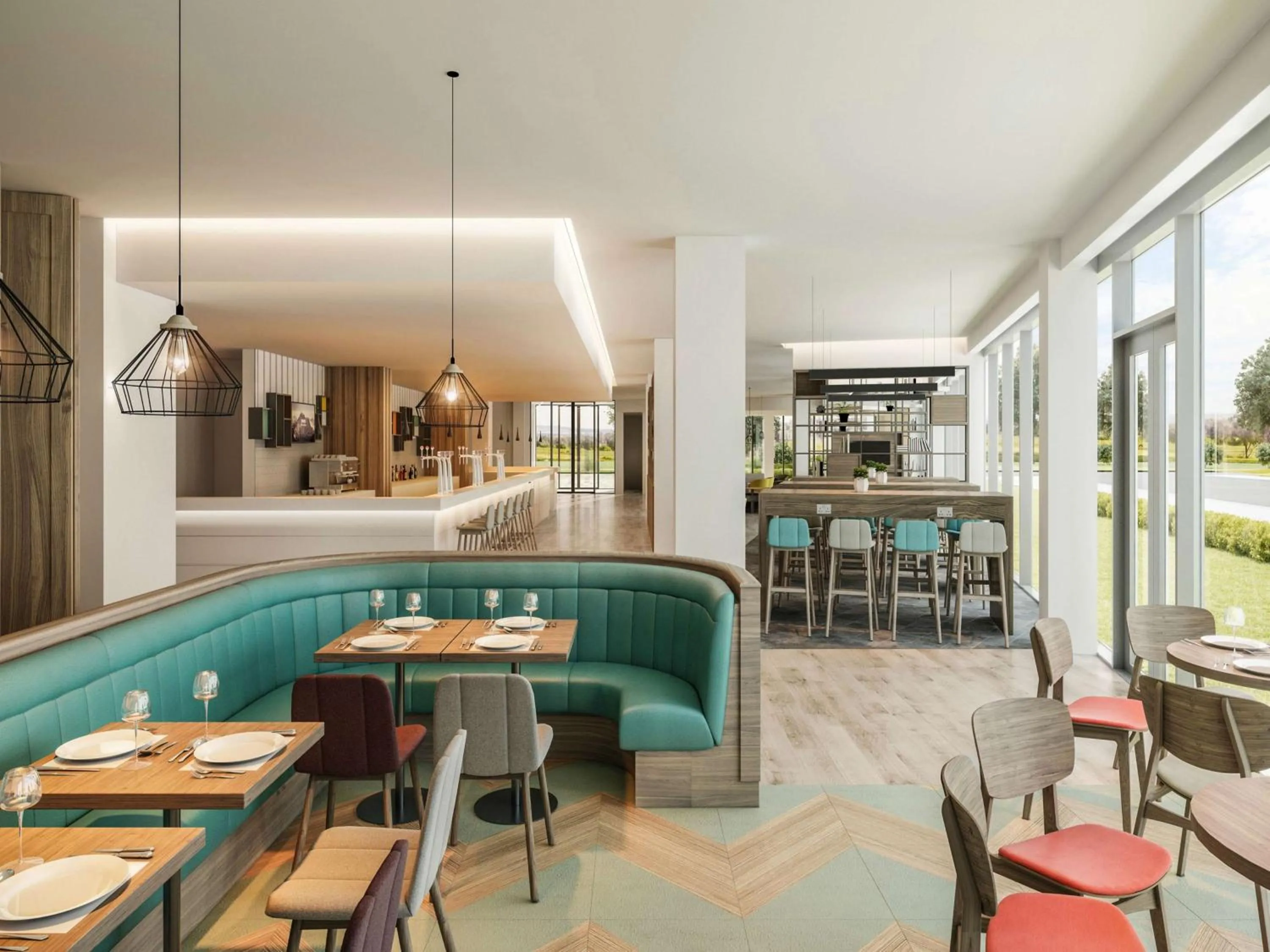 Restaurant/places to eat in Hampton By Hilton Edinburgh Airport