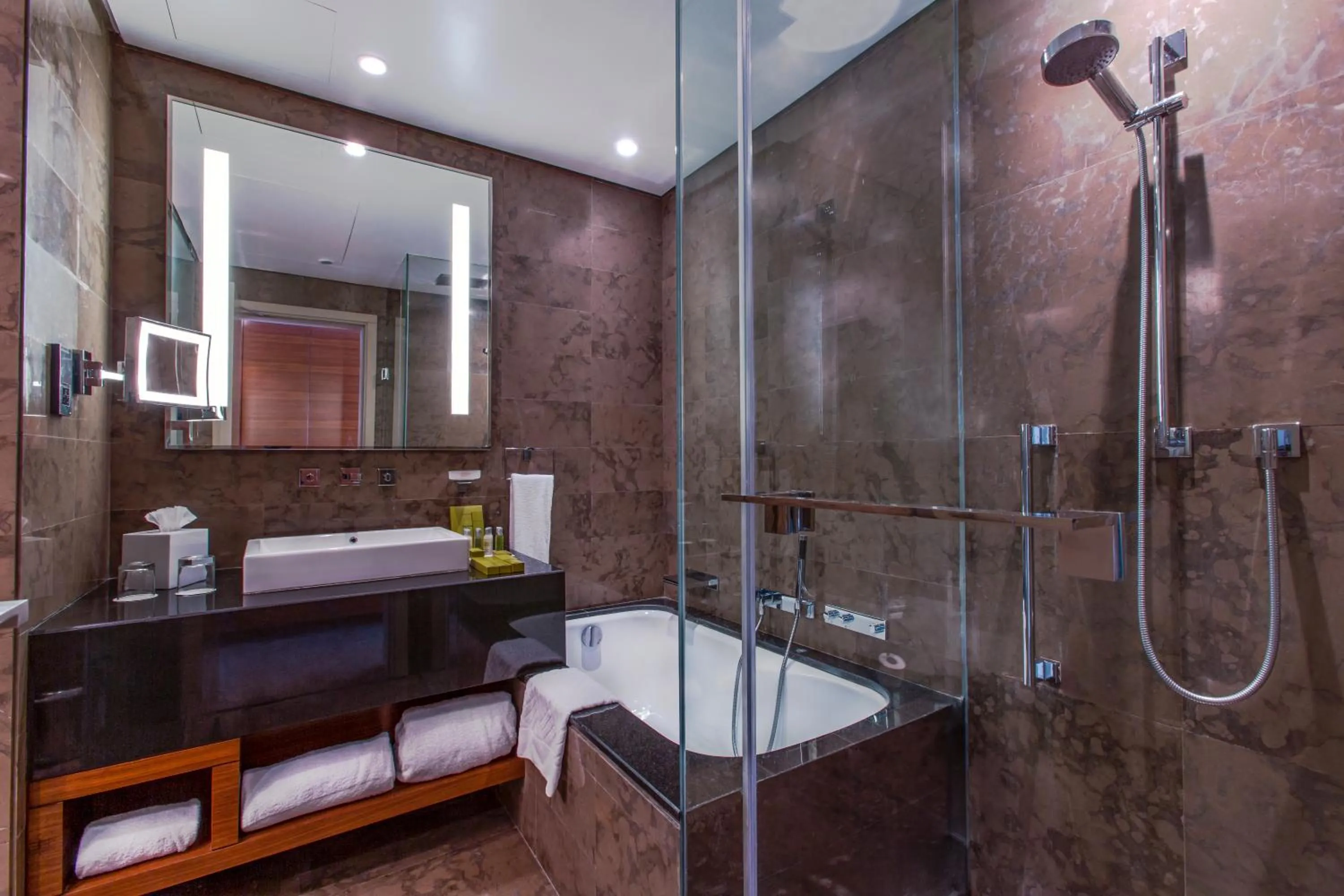 Shower in Hilton Riyadh Hotel & Residences