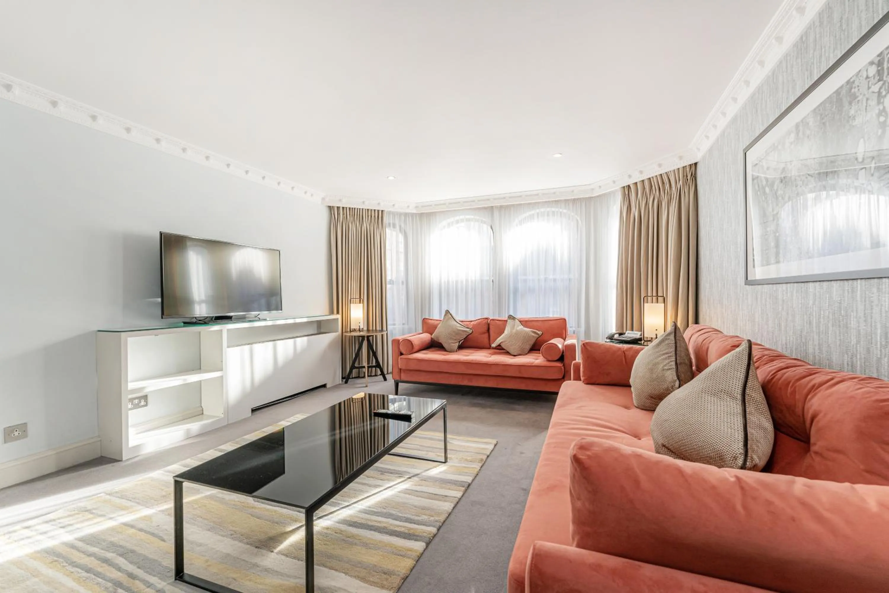 Living room in Mayfair House