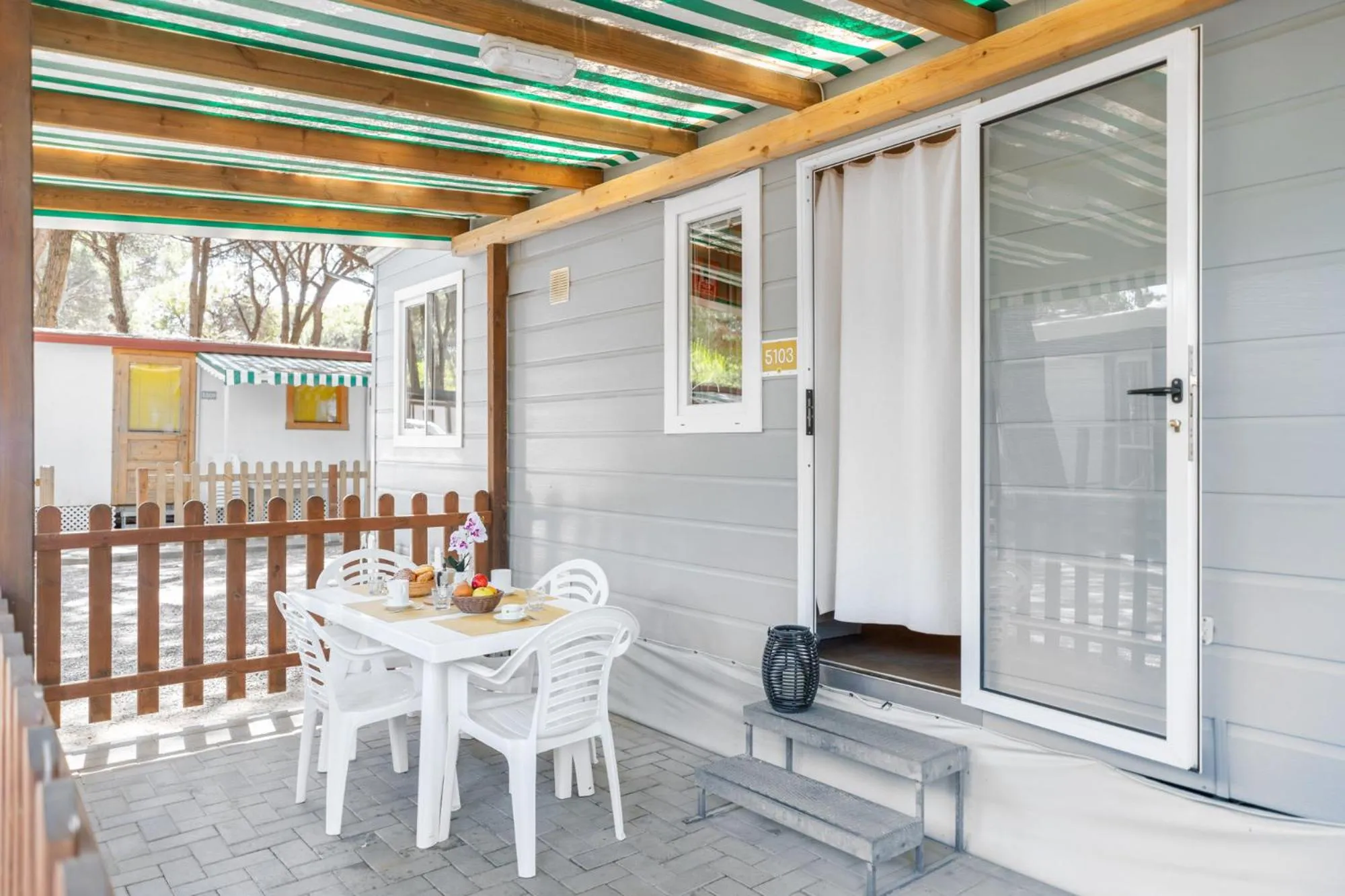 Balcony/Terrace in Club del Sole Rivaverde Easy Camping Village