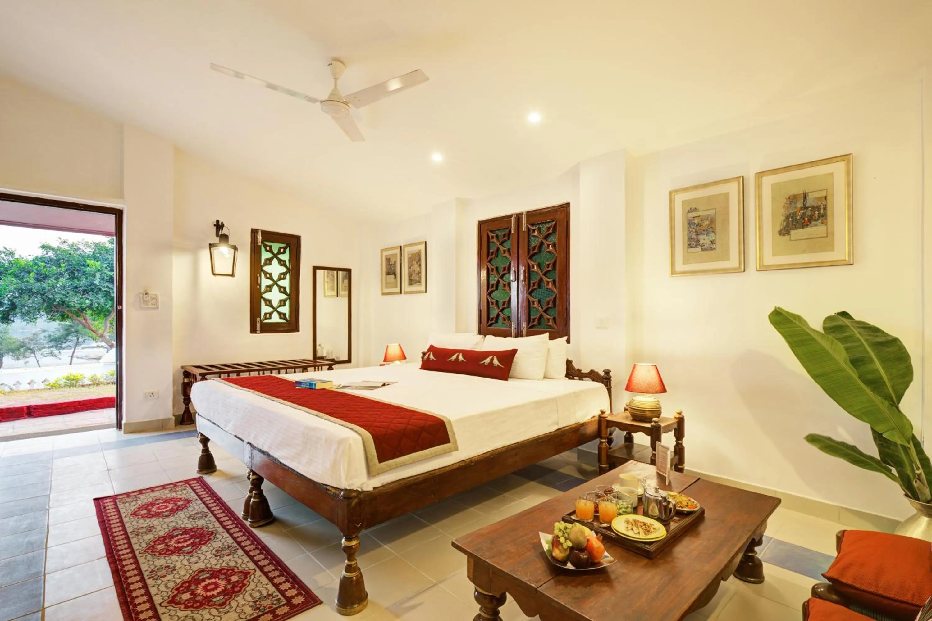 Photo of the whole room, Bed in Bundelkhand Riverside