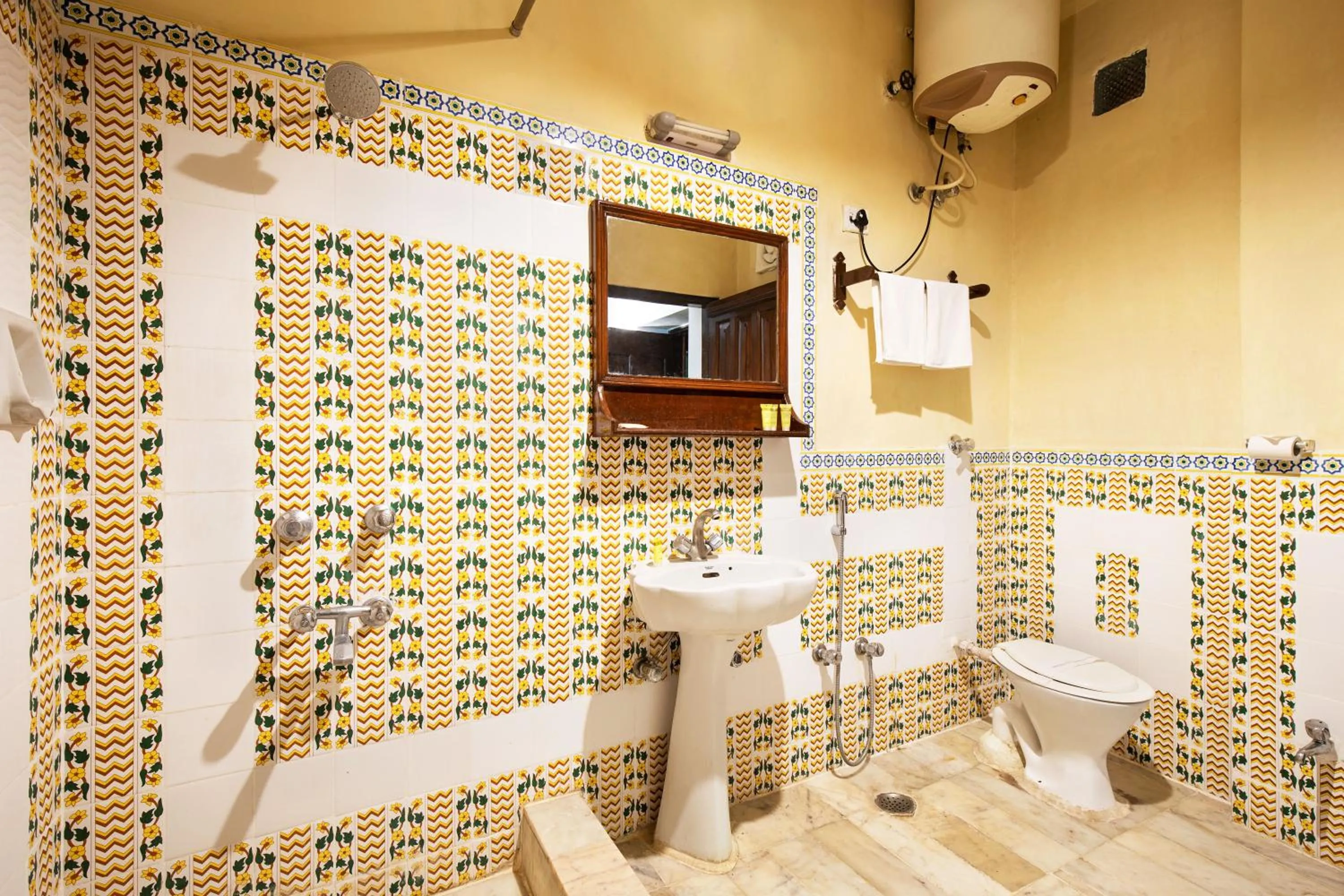 Bathroom in Bundelkhand Riverside