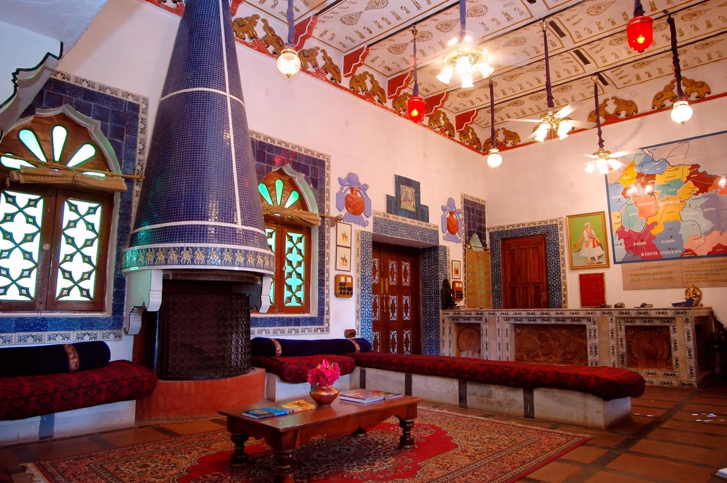 Lobby or reception in Bundelkhand Riverside