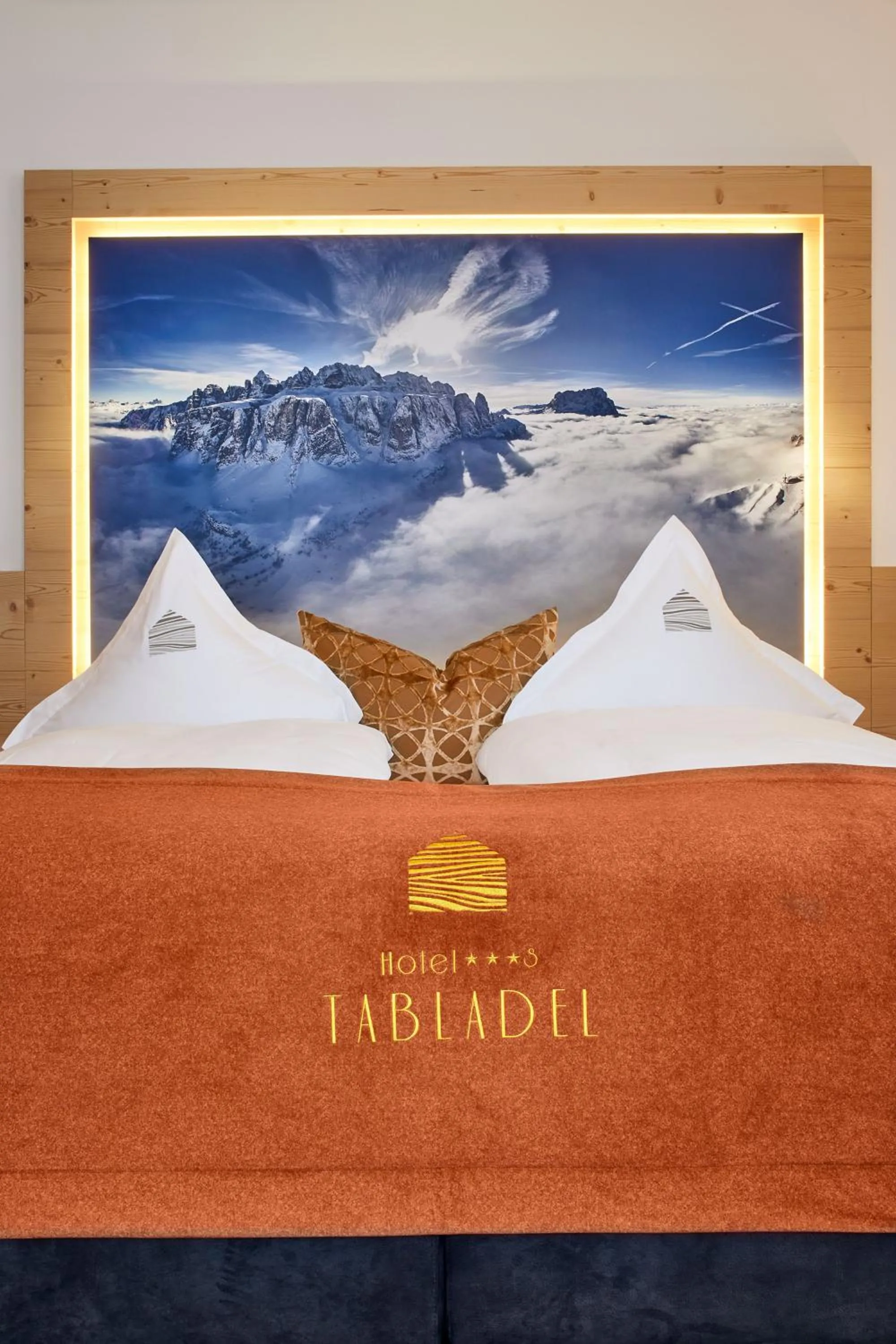 Bed in Hotel Tabladel