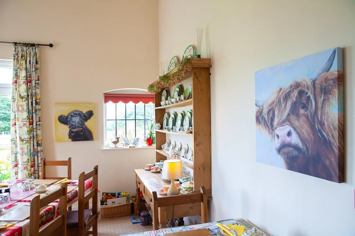 Dining area in Higher Farm