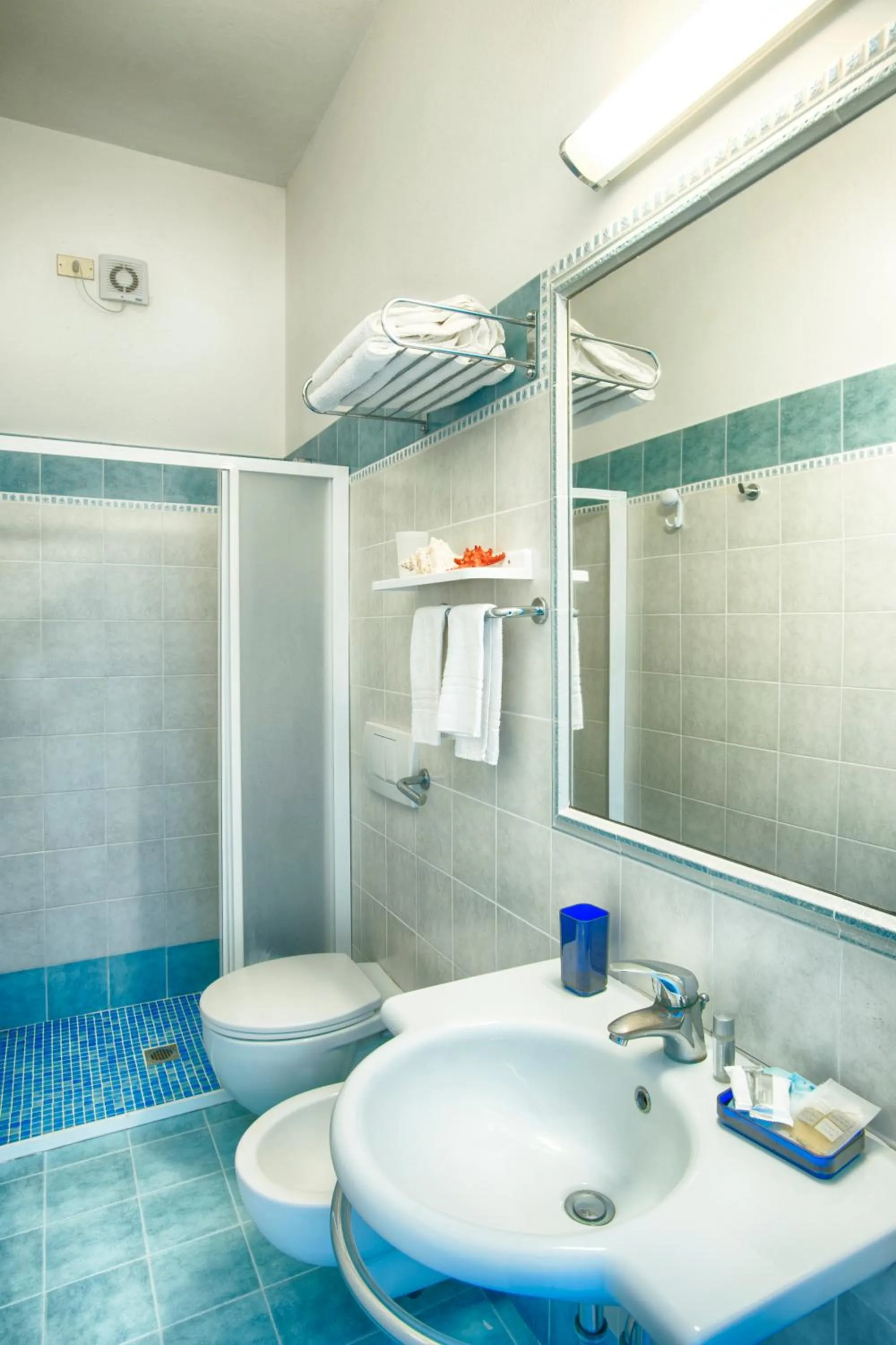 Shower in Hotel Gorini