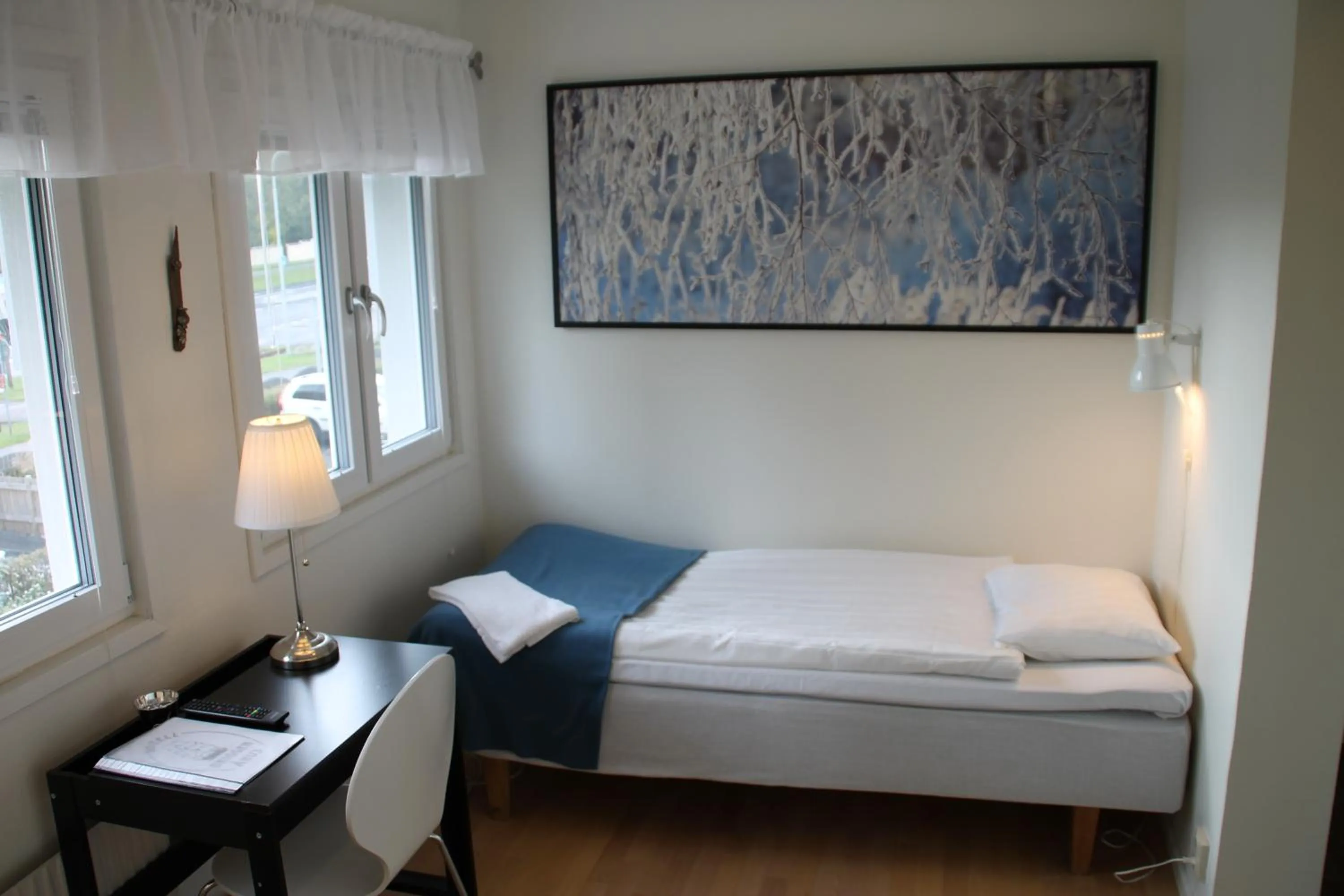 Bedroom, Bed in Hotell Briggen i Åhus