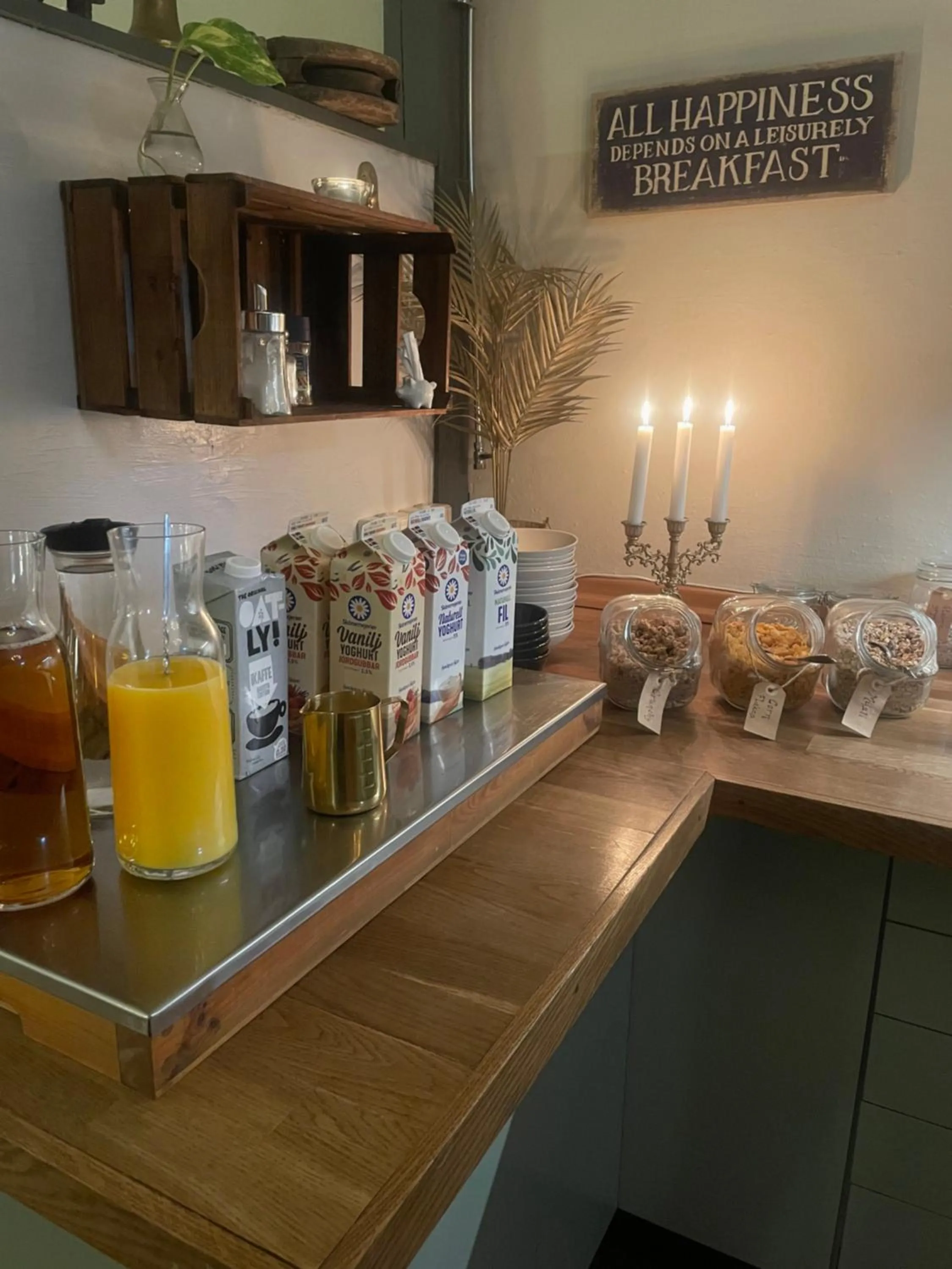 Breakfast in Hotell Briggen i Åhus