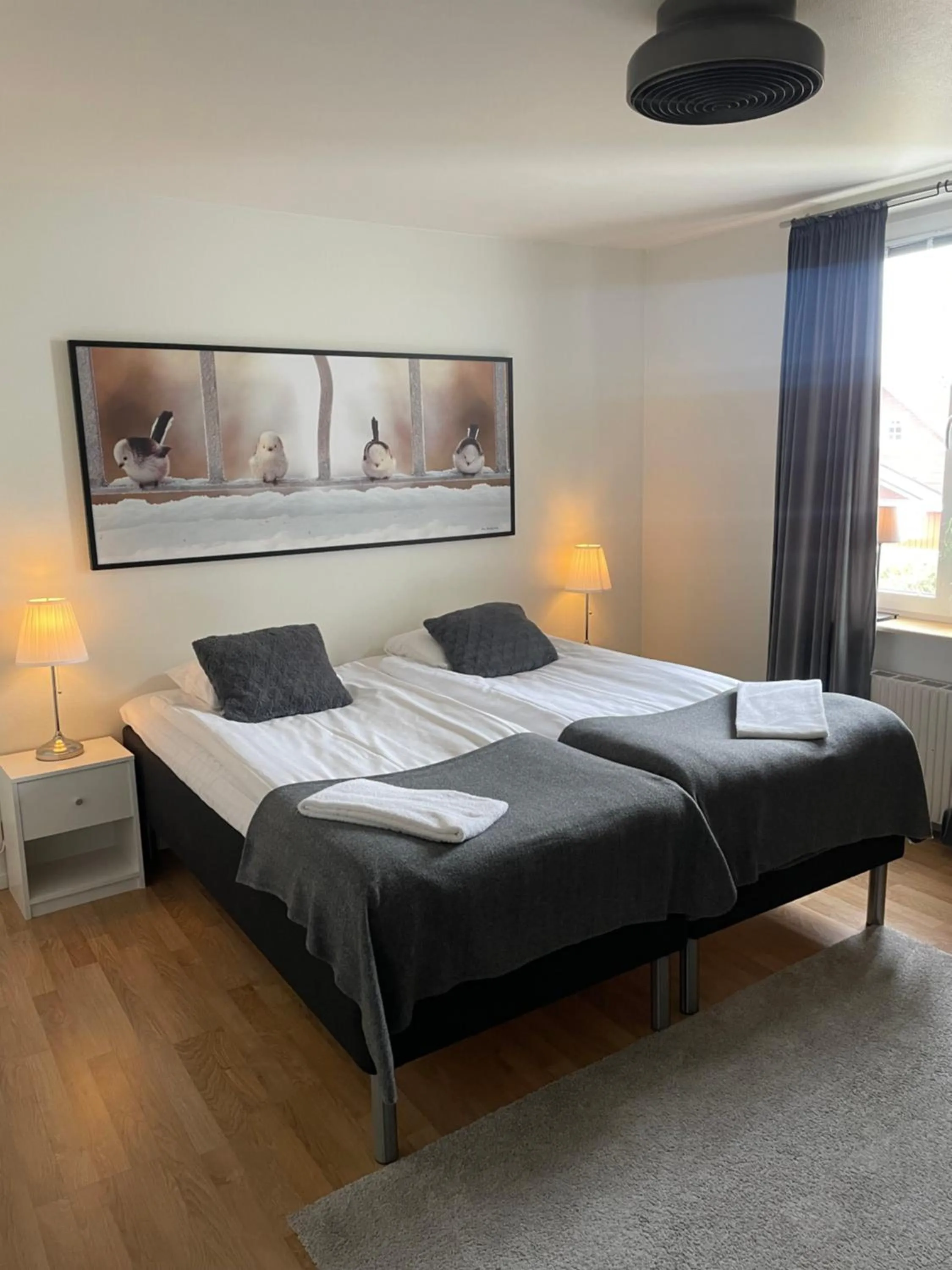 Bedroom, Bed in Hotell Briggen i Åhus