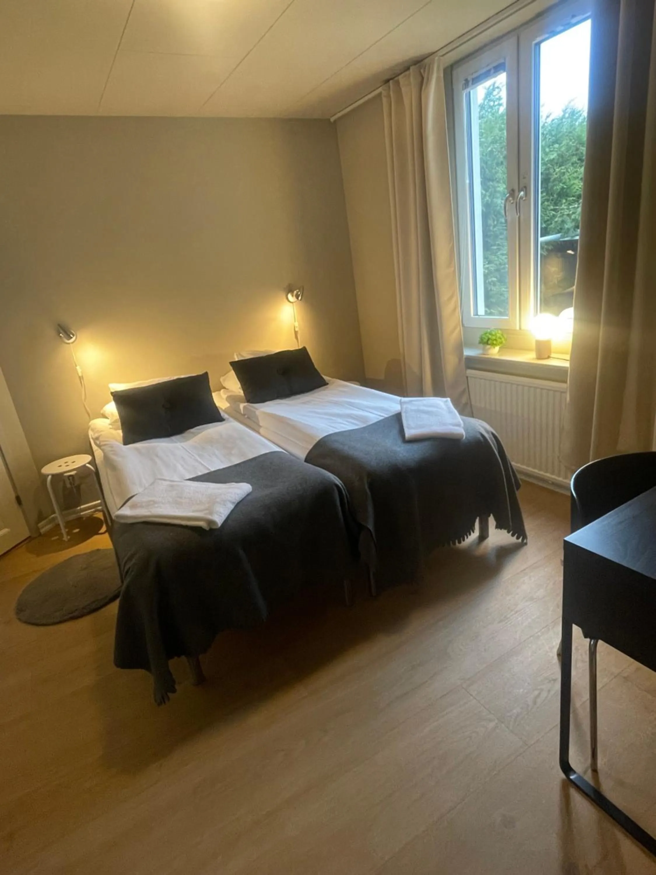 Bedroom, Bed in Hotell Briggen i Åhus