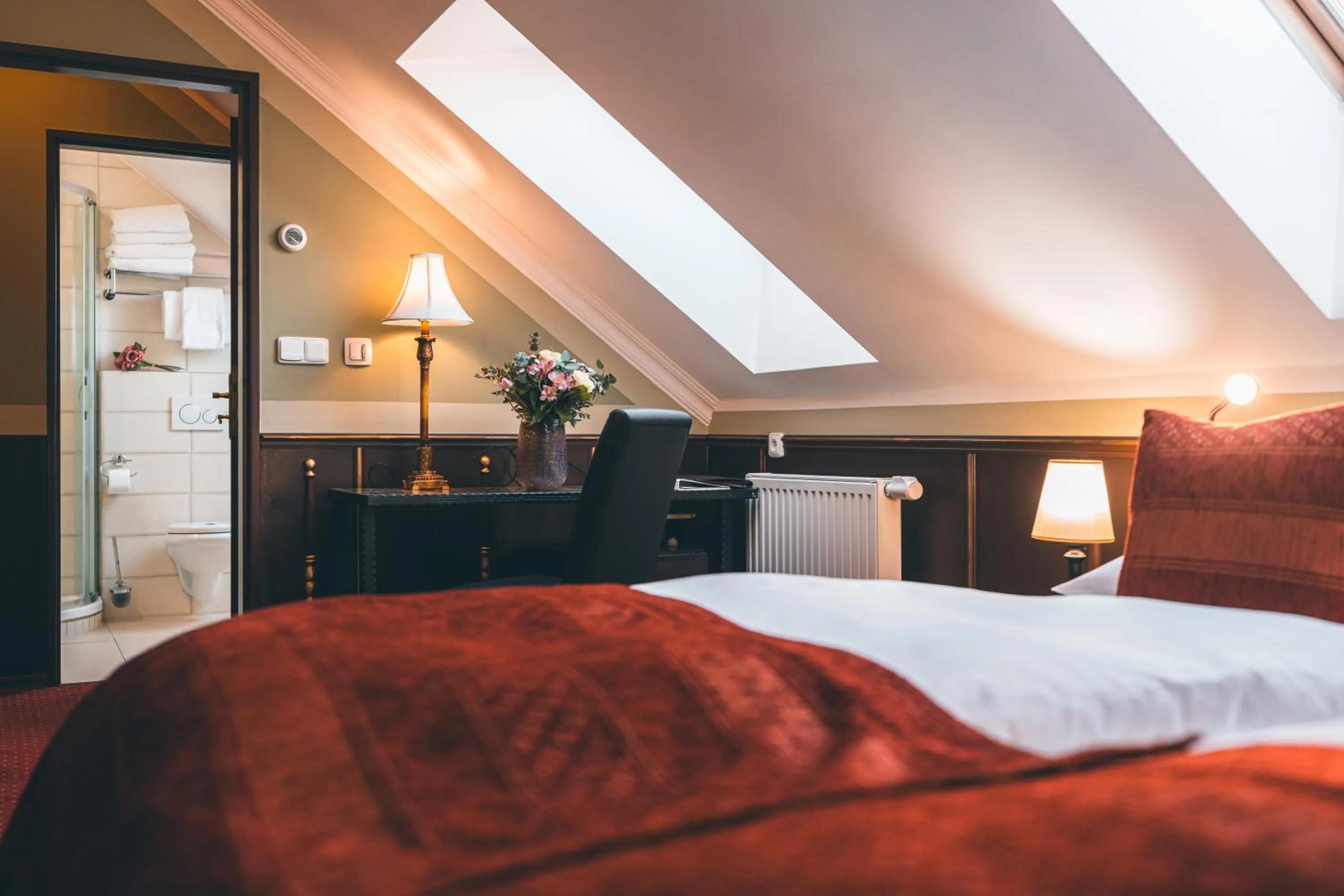 Bed in Hotel Hastal Prague Old Town