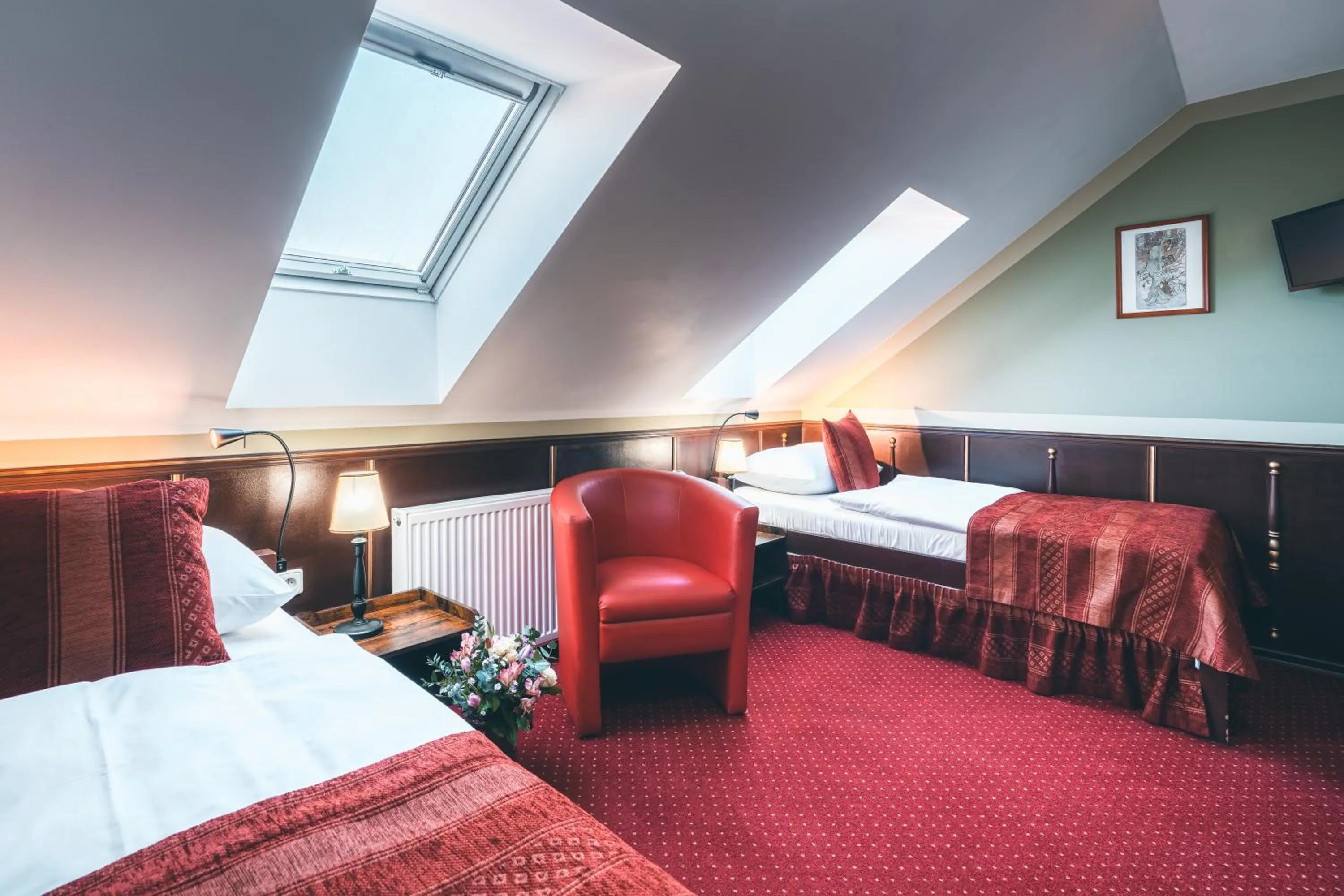 Bed in Hotel Hastal Prague Old Town