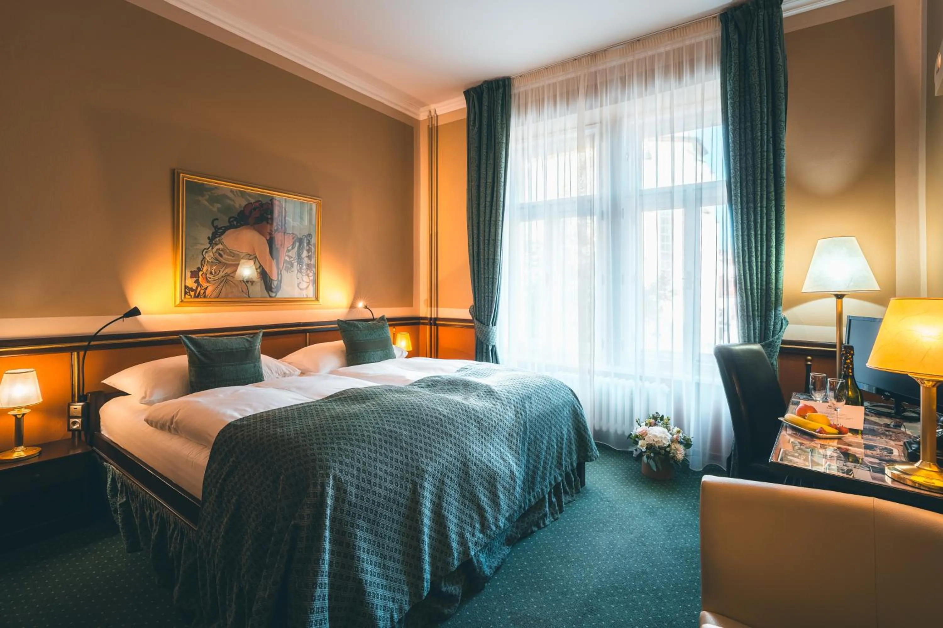 Bed in Hotel Hastal Prague Old Town