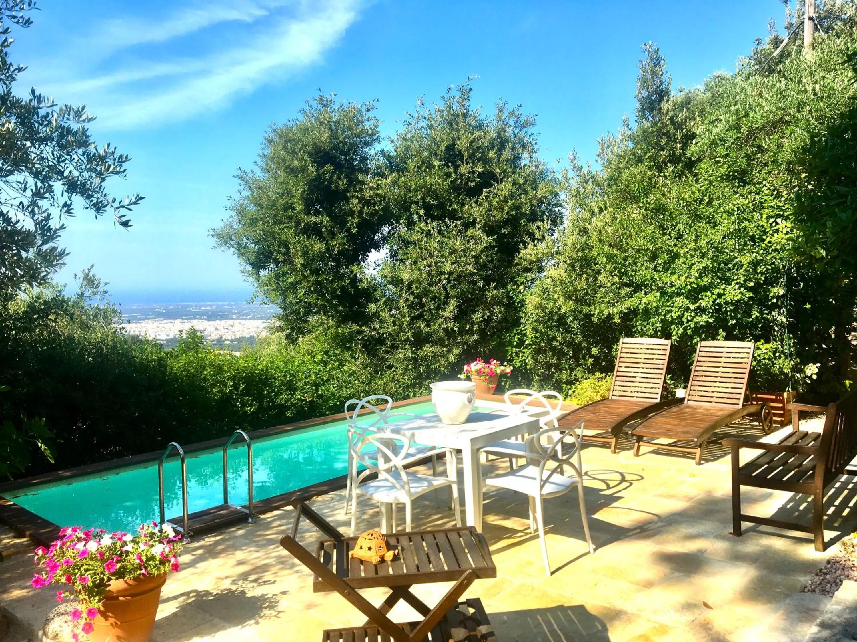 Solarium in Villa Elena B&B di Charme