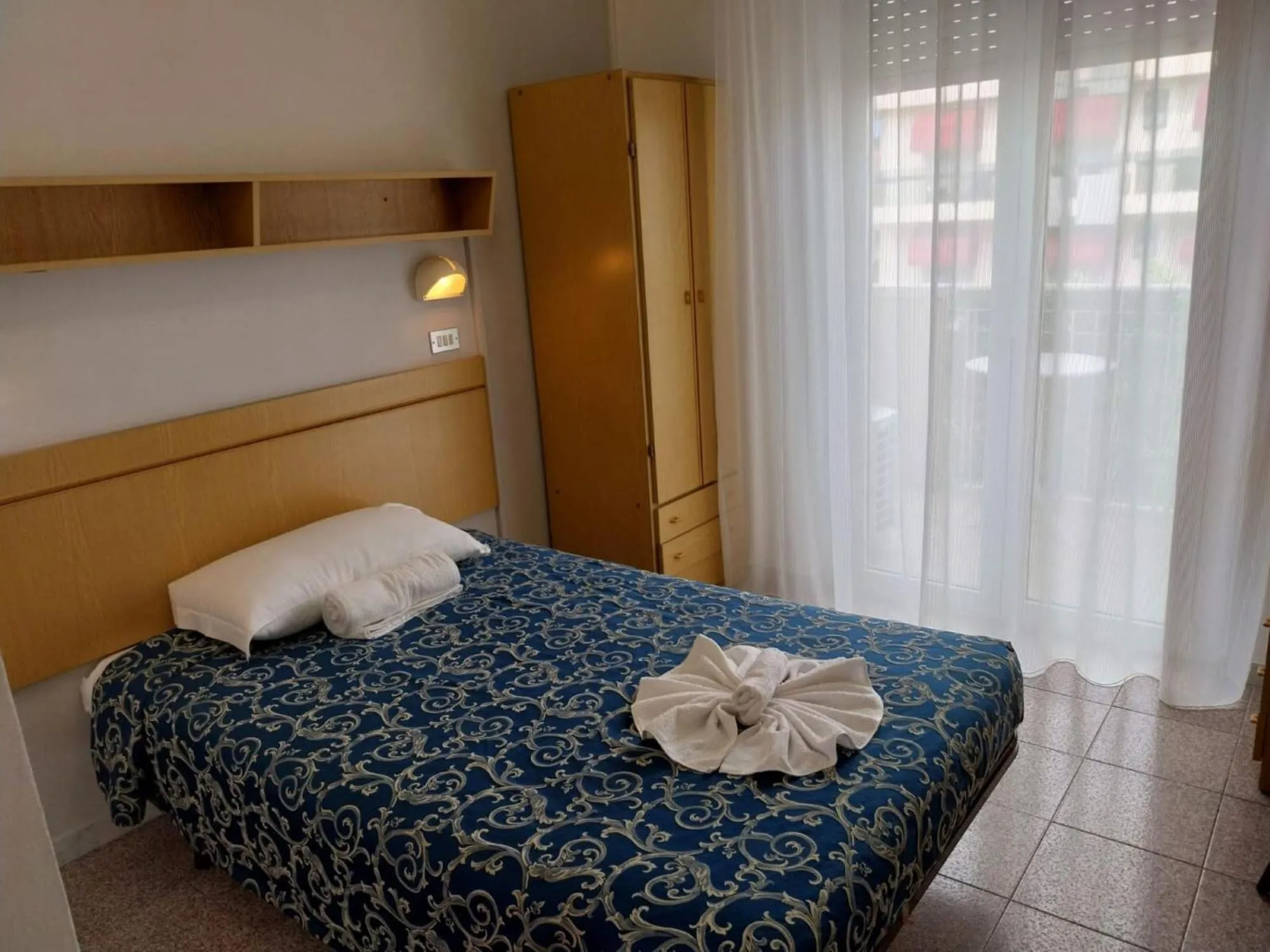 Bed in Hotel Angela