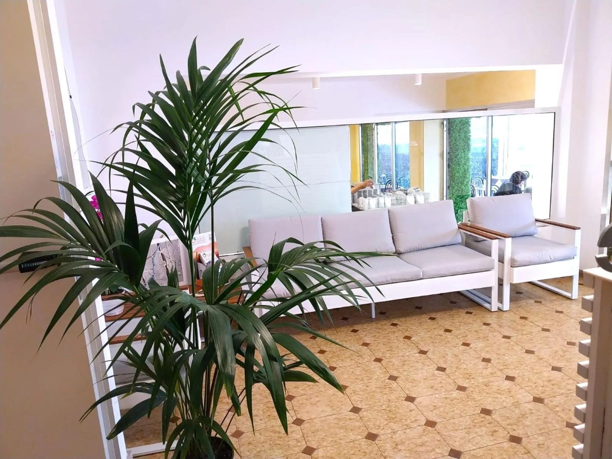 Lobby or reception in Hotel Angela