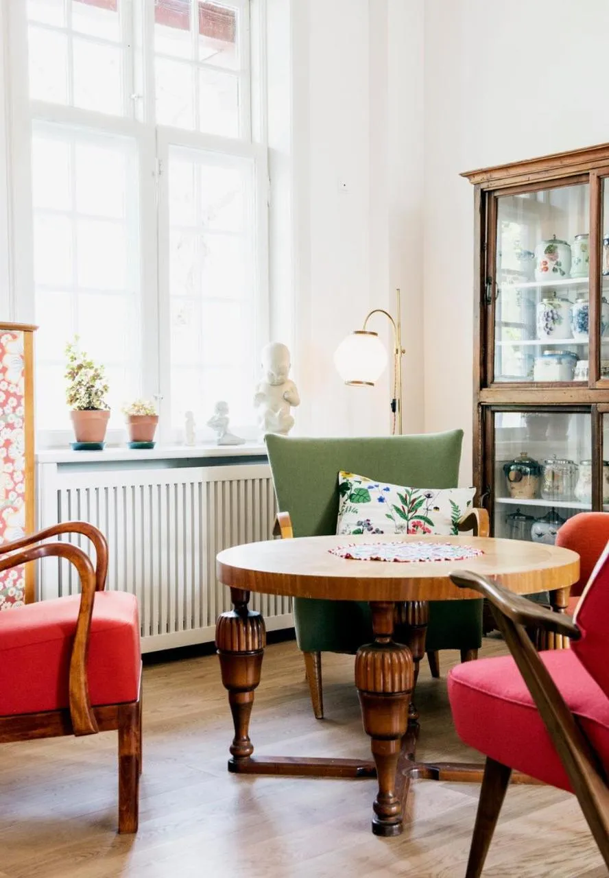 Lobby or reception in Hotel Hornbækhus