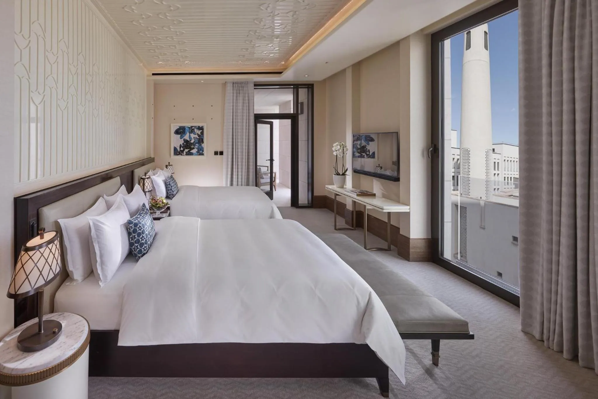 Photo of the whole room, Bed in Mandarin Oriental, Doha