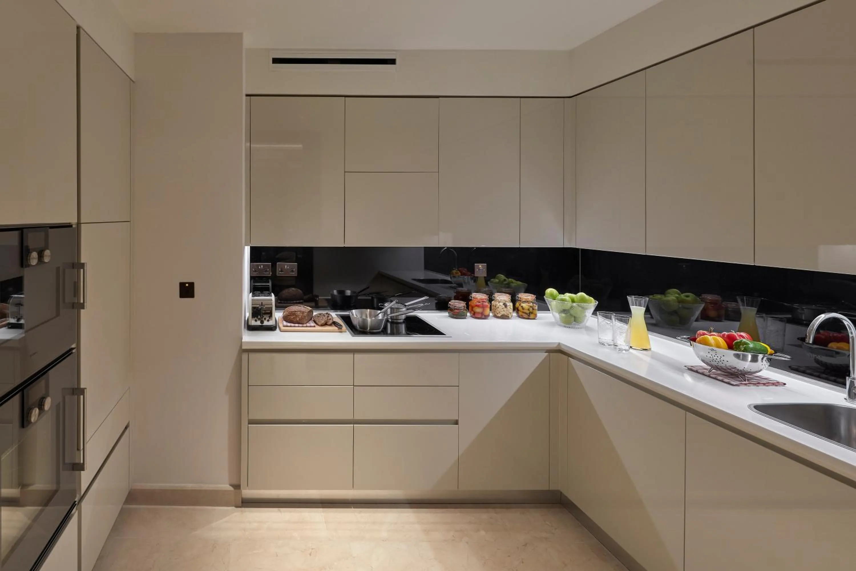 Communal kitchen in Mandarin Oriental, Doha