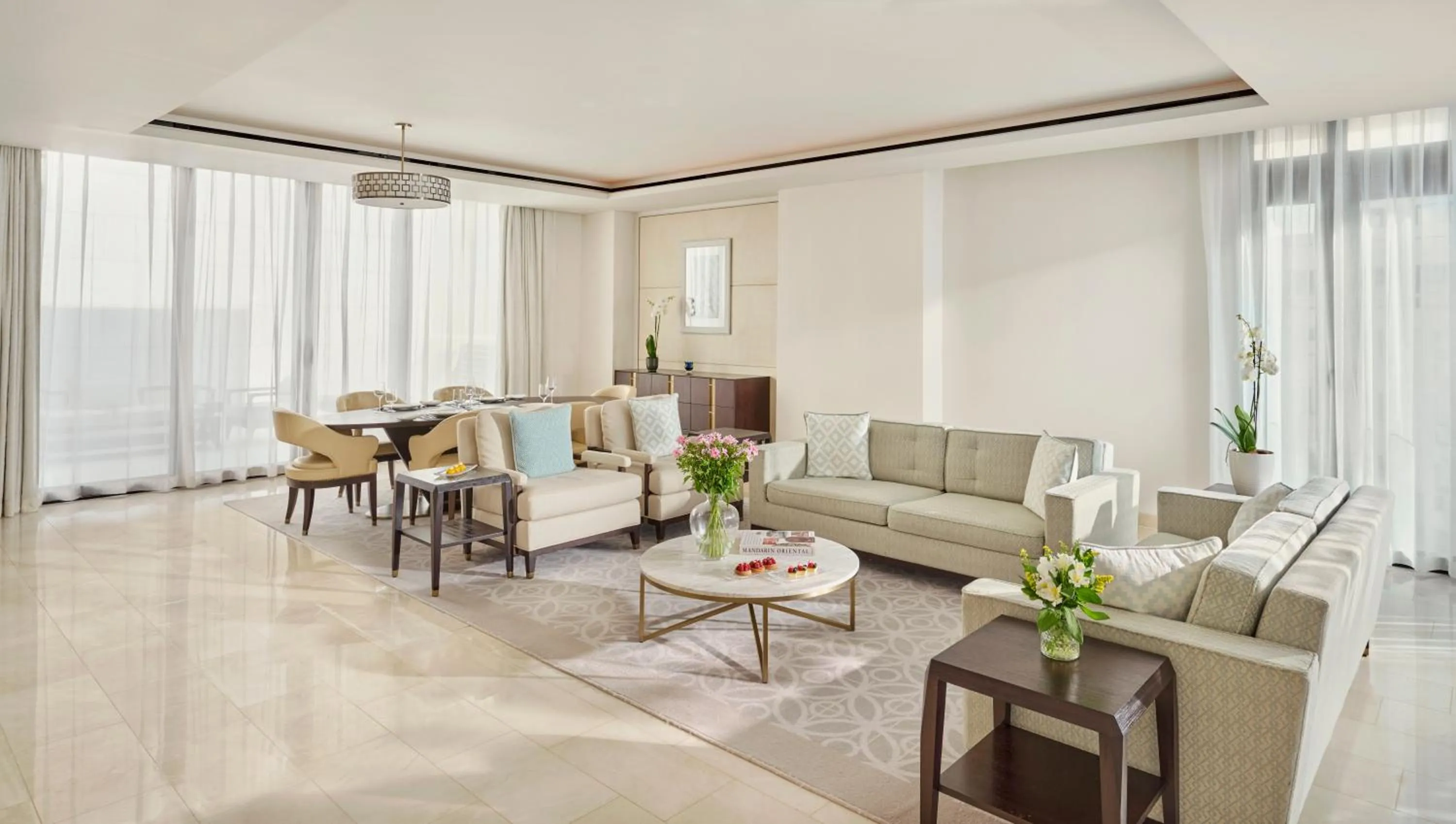 Living room in Mandarin Oriental, Doha