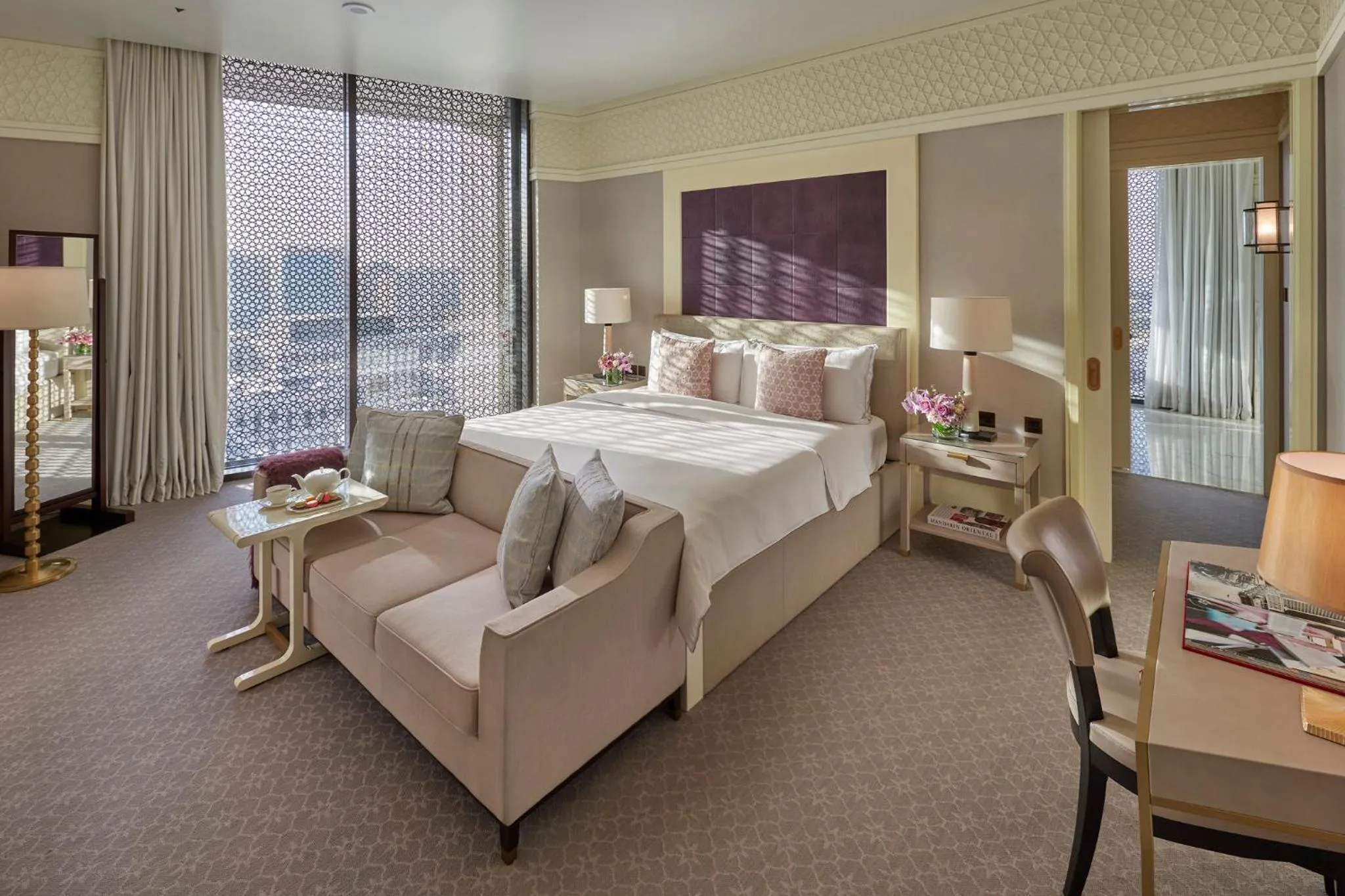 Bedroom, Bed in Mandarin Oriental, Doha