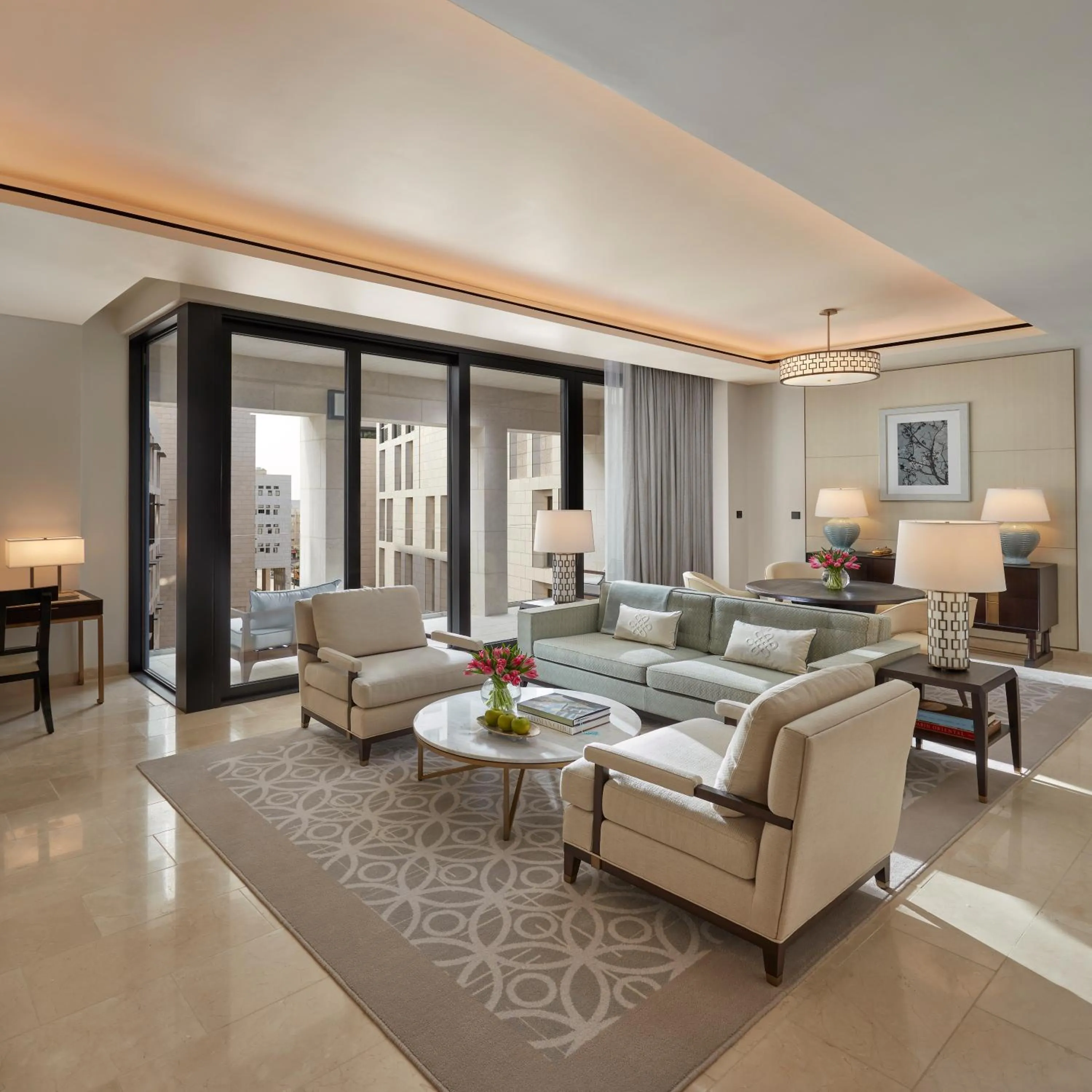 Living room in Mandarin Oriental, Doha