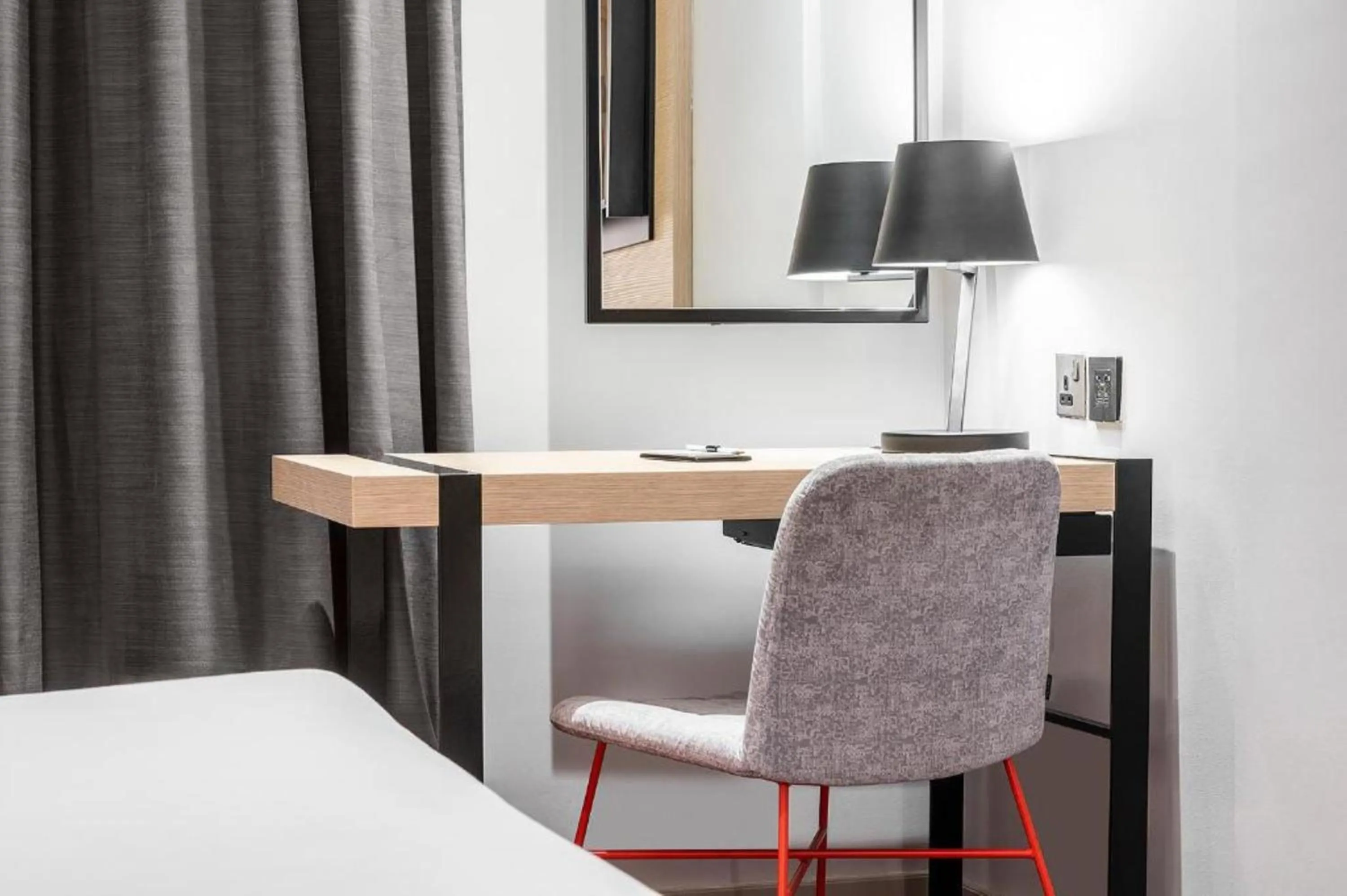 View (from property/room), Bed in Studio M Arabian Plaza Hotel & Hotel Apartments