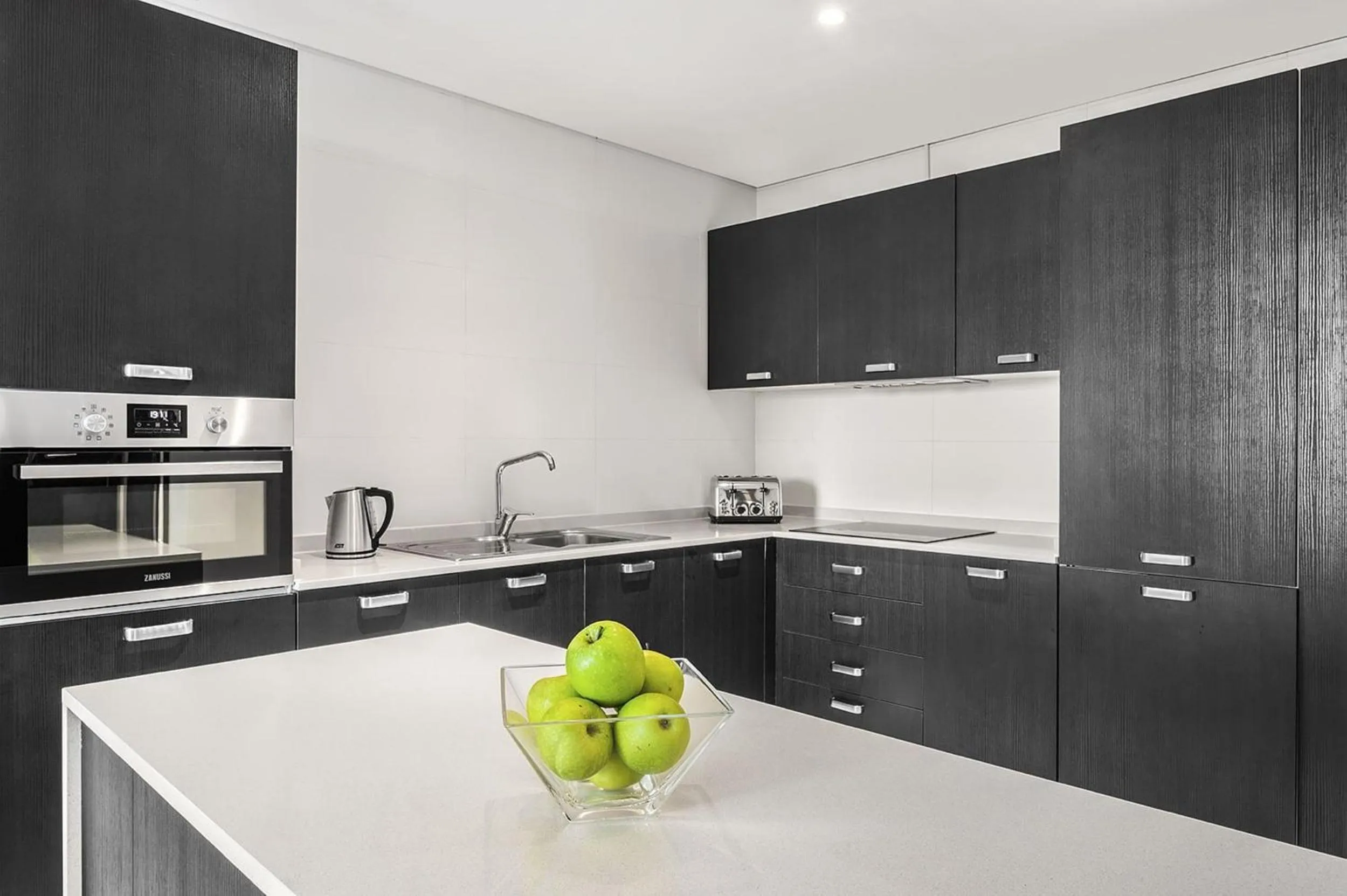 kitchen in Studio M Arabian Plaza Hotel & Hotel Apartments