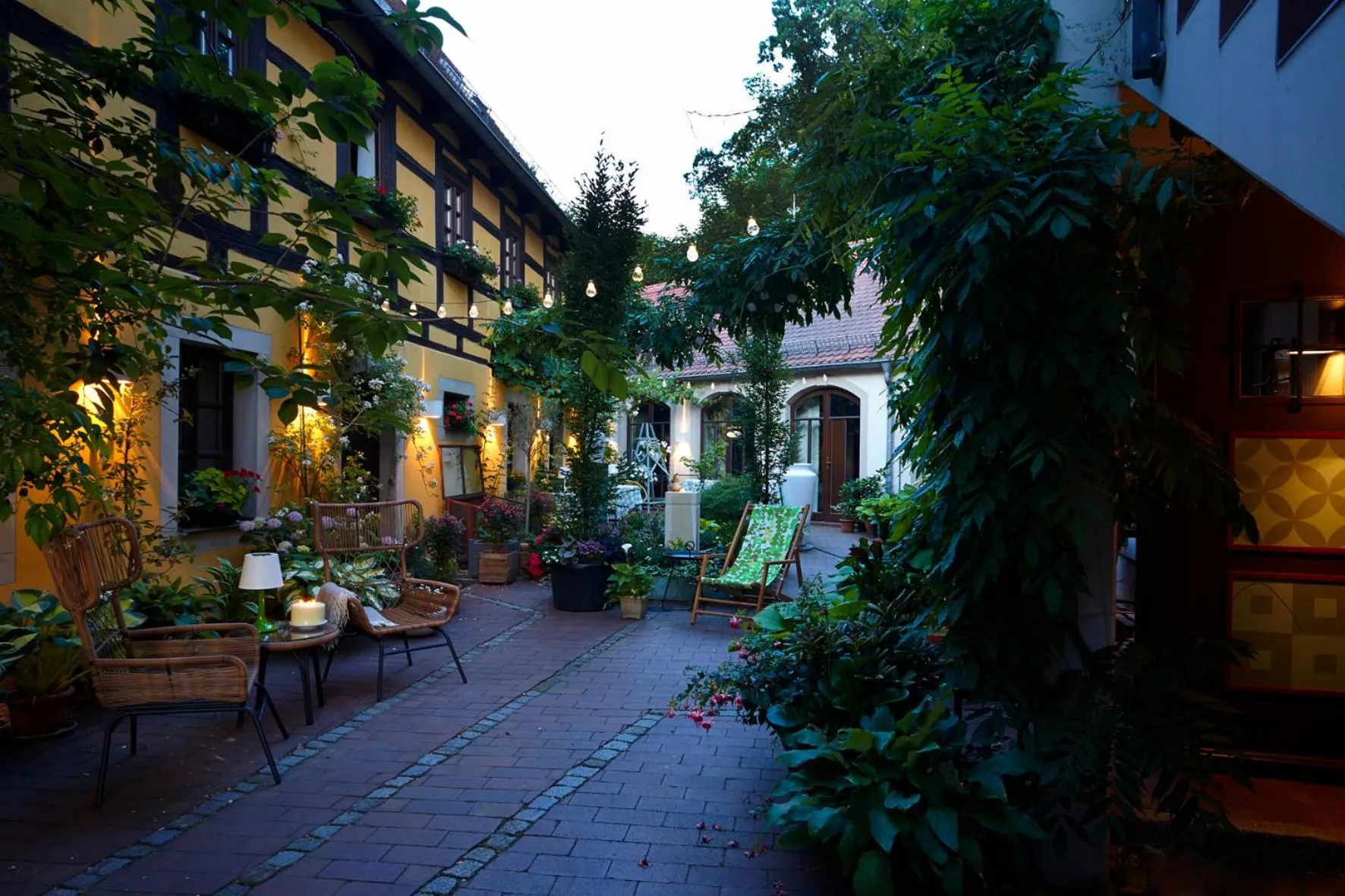 Patio in Fährhaus Meißen B&B
