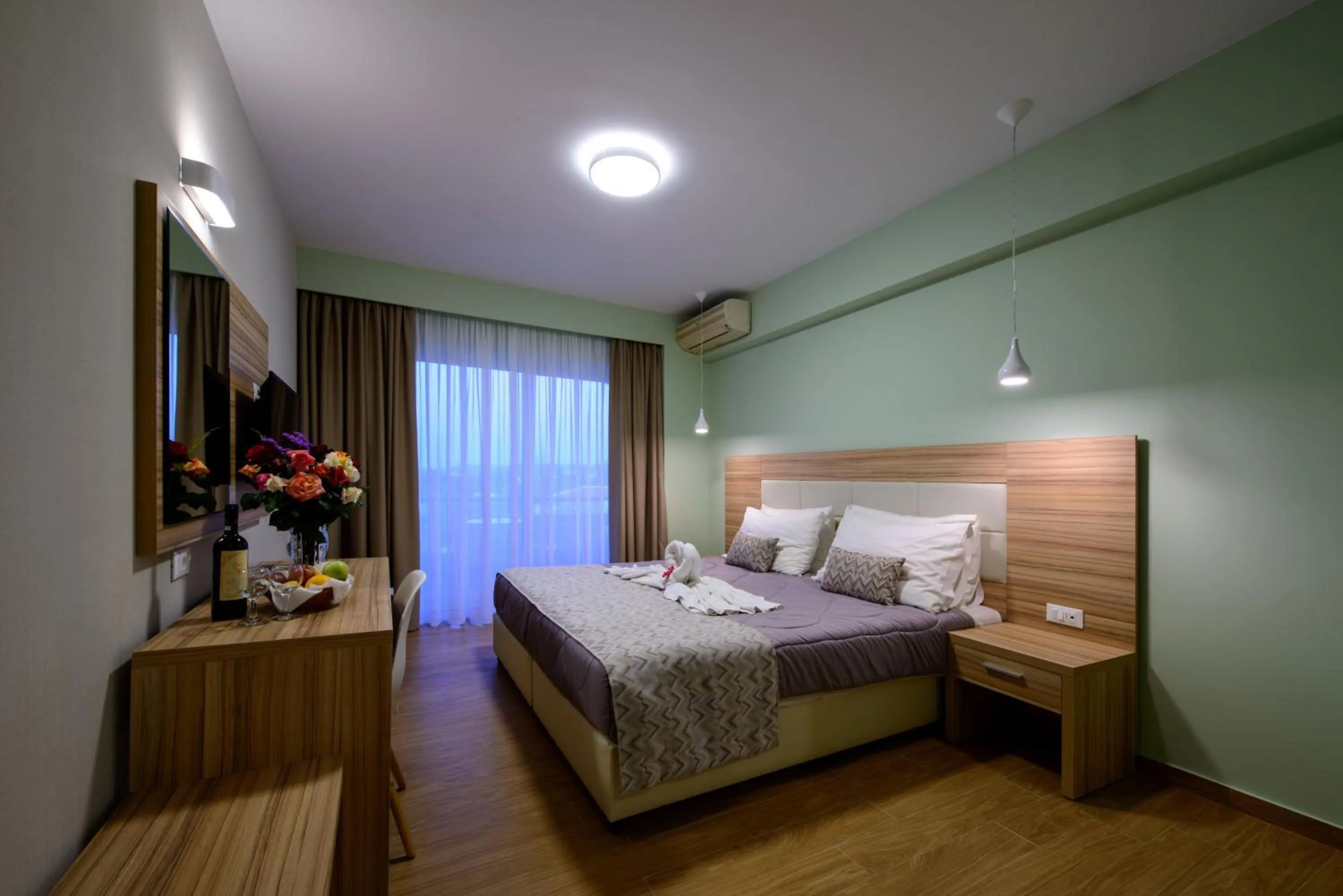 Photo of the whole room, Bed in Filerimos Village Hotel