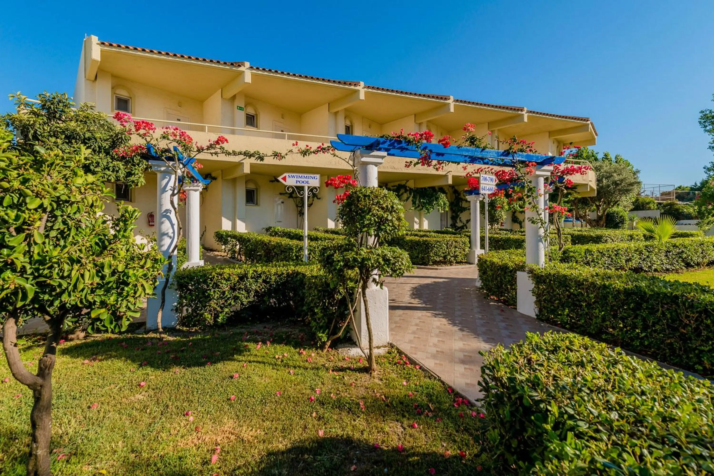 Property building in Filerimos Village Hotel