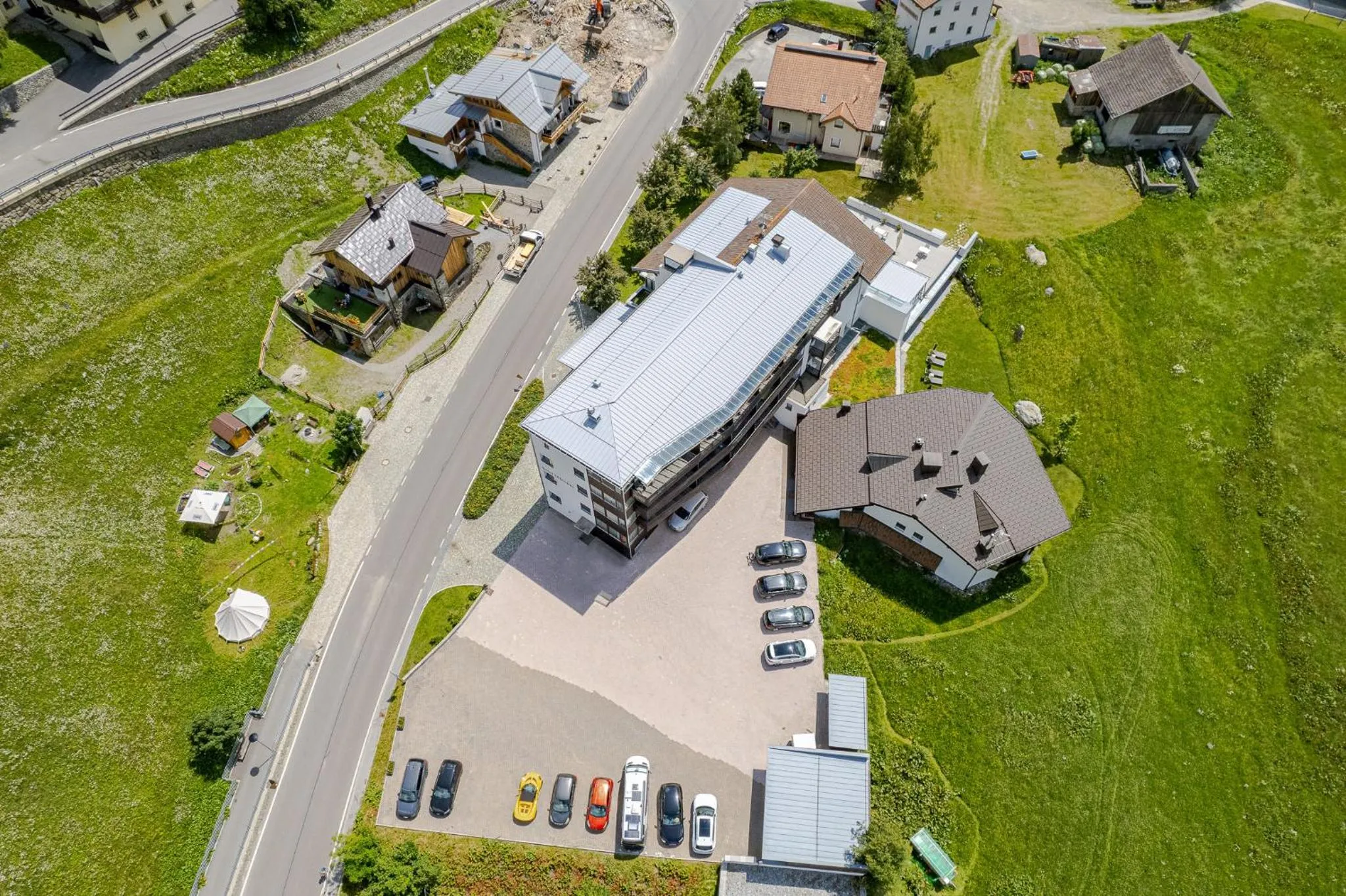 Bird's eye view in Hotel Cevedale