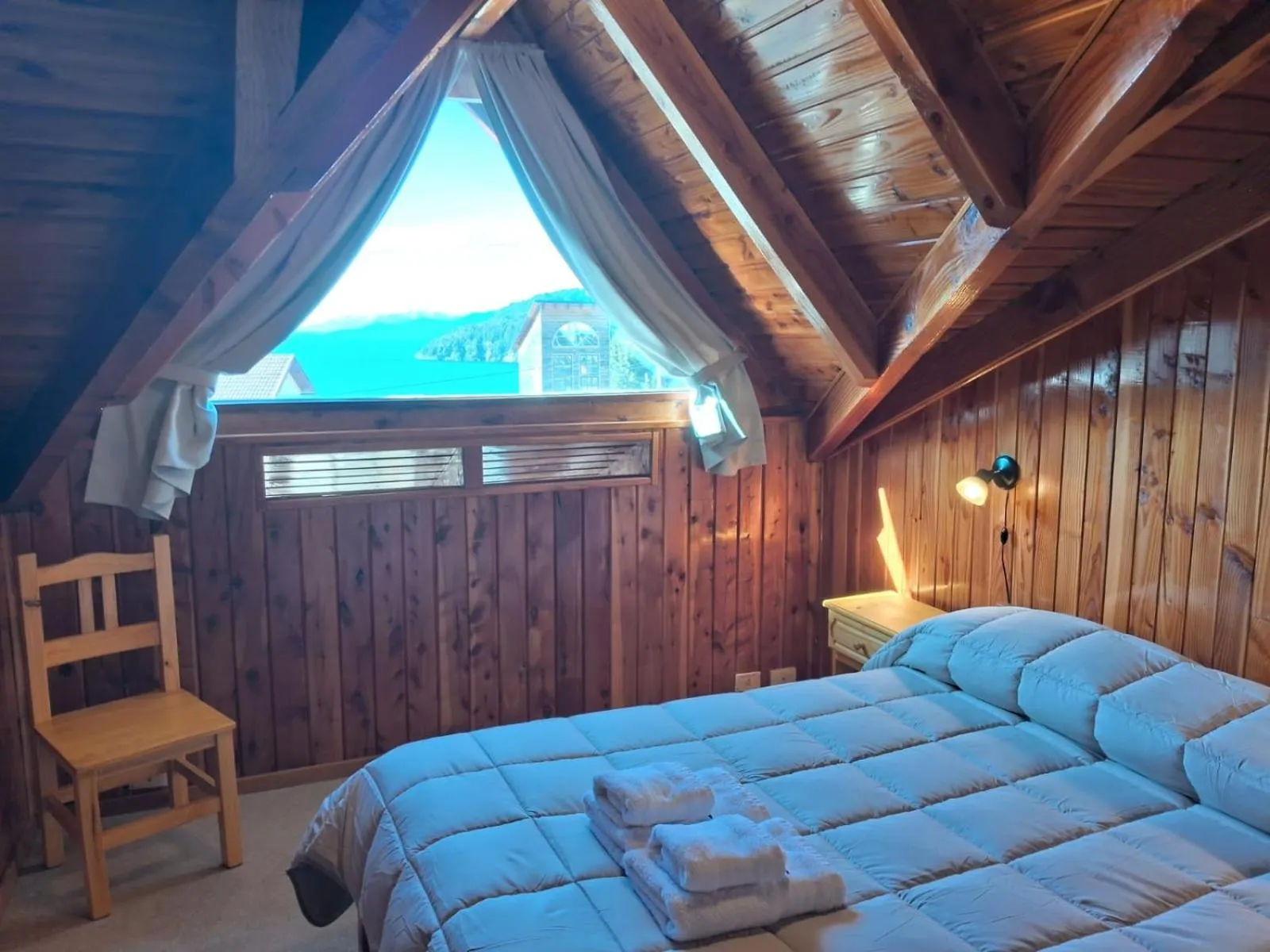 Bed in LA PONDEROSA Apart Hotel