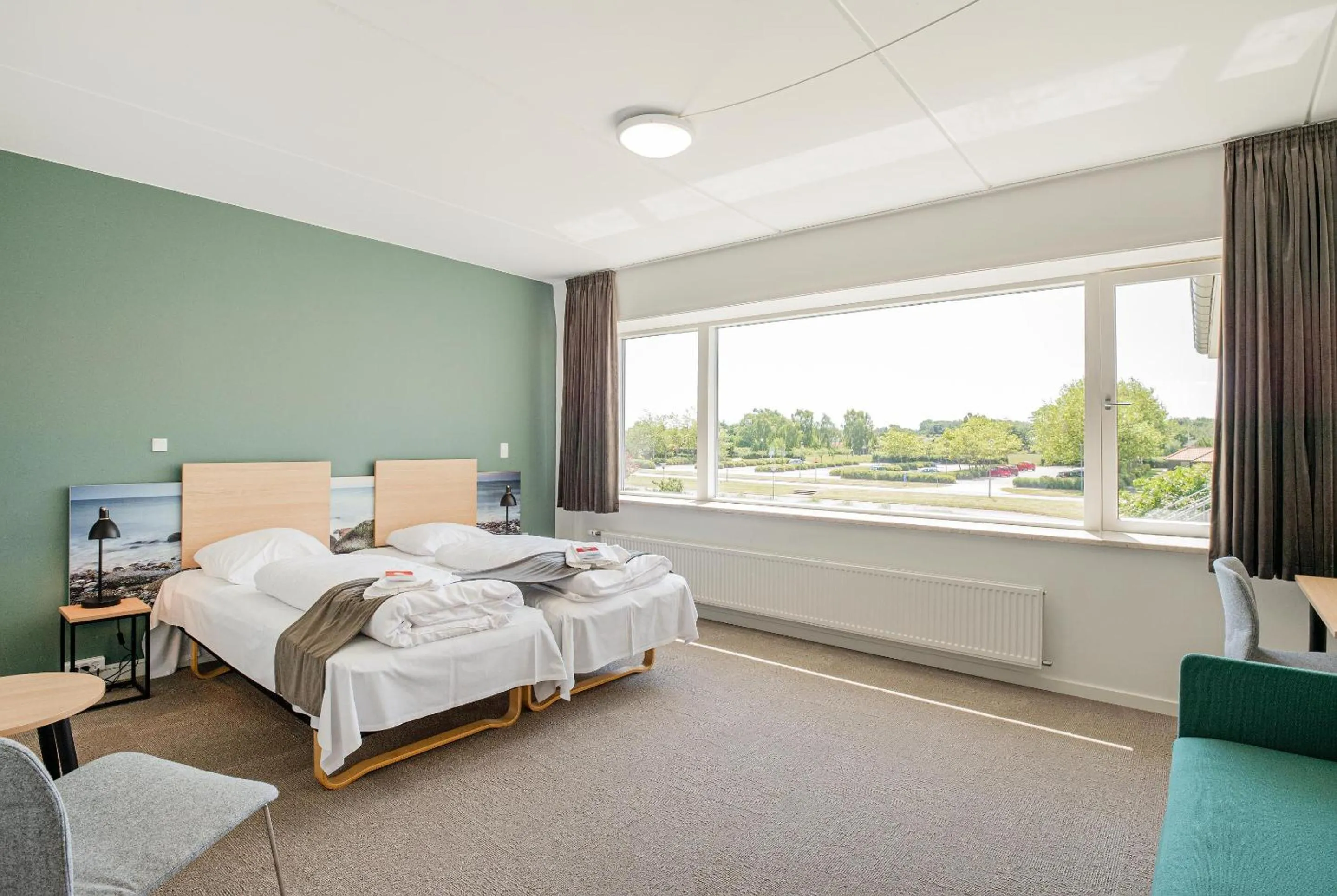 Bed in Hotel Nørherredhus